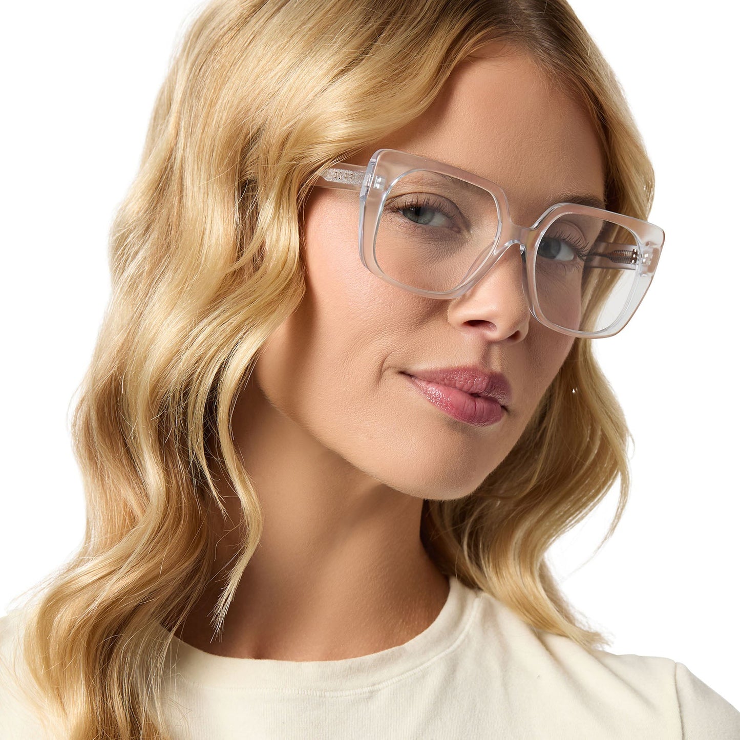 CECILIA - OPALESCENT PINK + PRESCRIPTION GLASSES