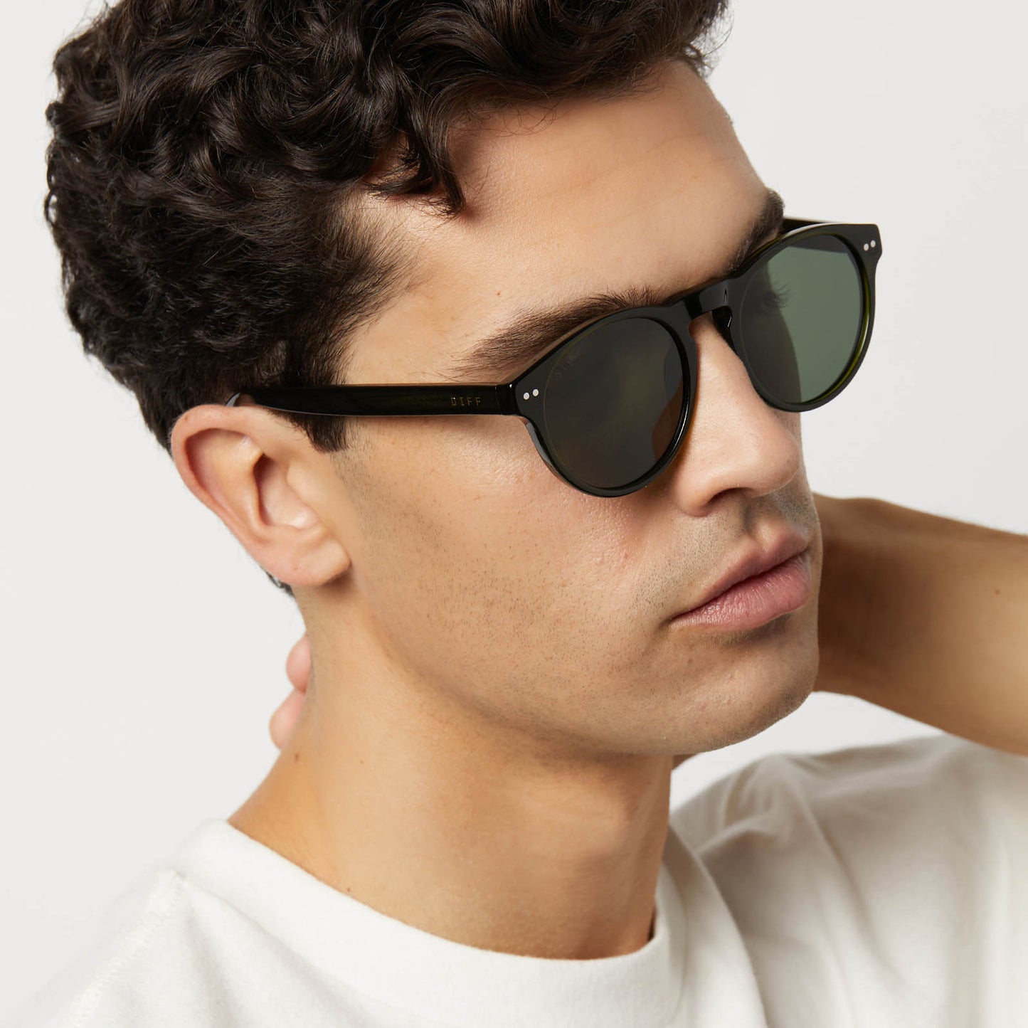 CODY - DARK OLIVE CRYSTAL + G15 + POLARIZED SUNGLASSES