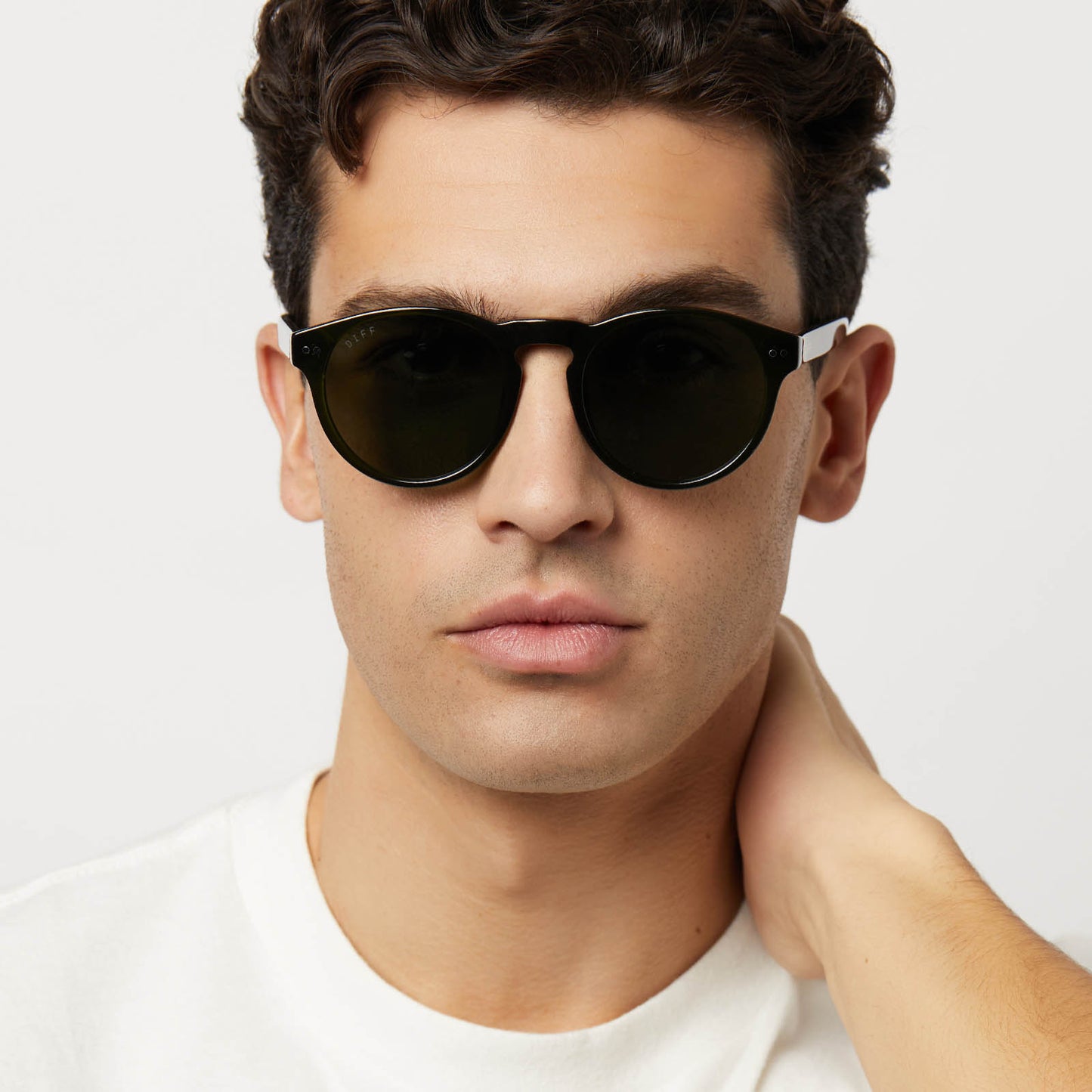 CODY - DARK OLIVE CRYSTAL + G15 + POLARIZED SUNGLASSES