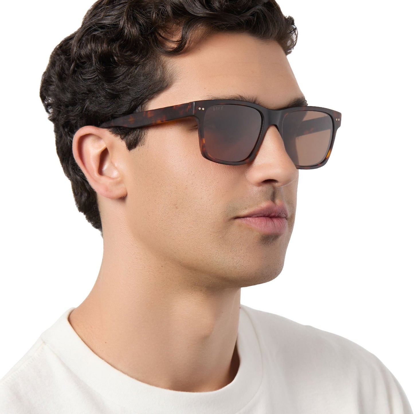 GINO XL - MATTE RICH TORTOISE + BROWN + POLARIZED SUNGLASSES