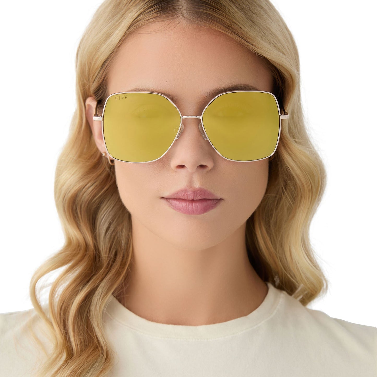 IRIS - GOLD + BRILLIANT GOLD MIRROR SUNGLASSES