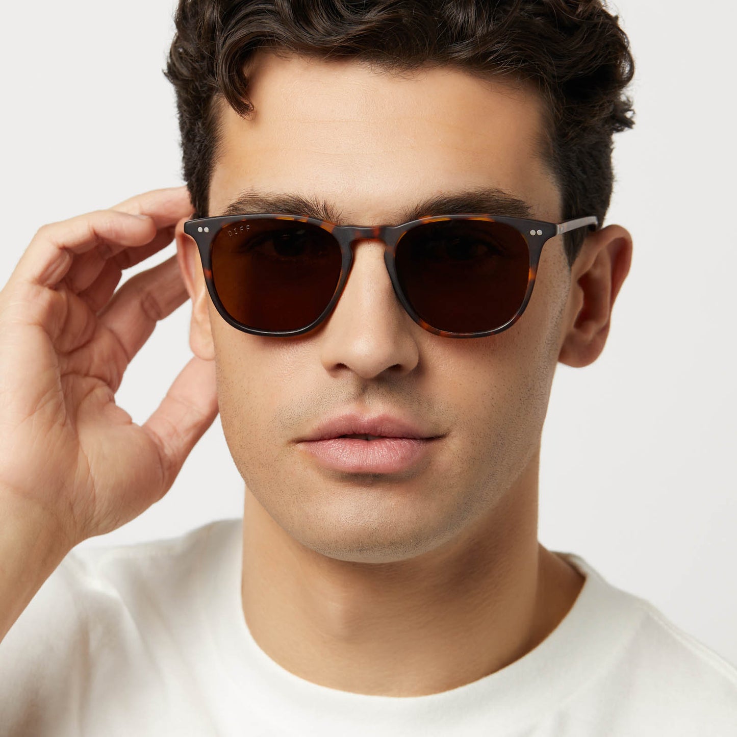 MAXWELL XL - MATTE RICH TORTOISE + BROWN + POLARIZED SUNGLASSES