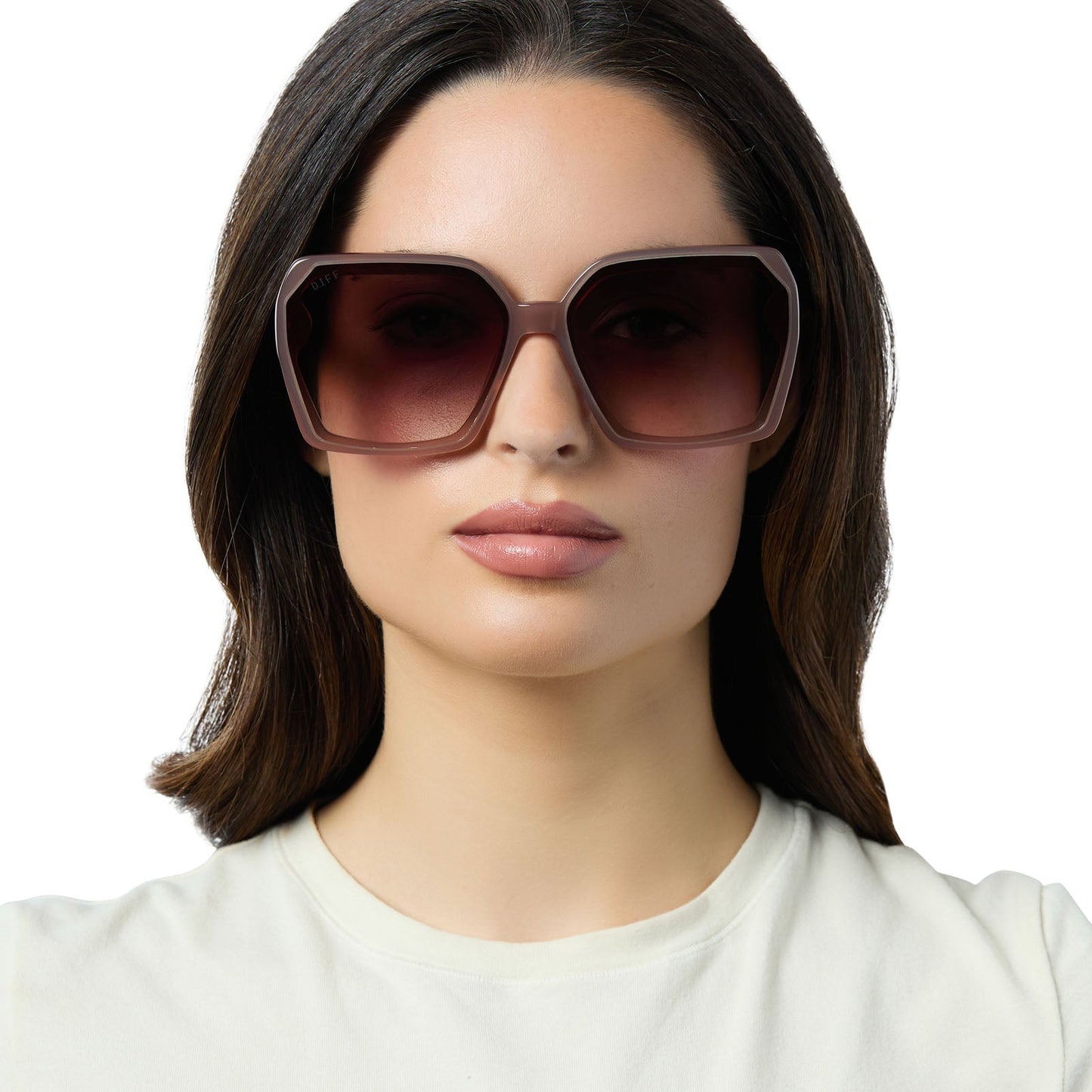 PRESLEY - MACCHIATO + BROWN GRADIENT SUNGLASSES