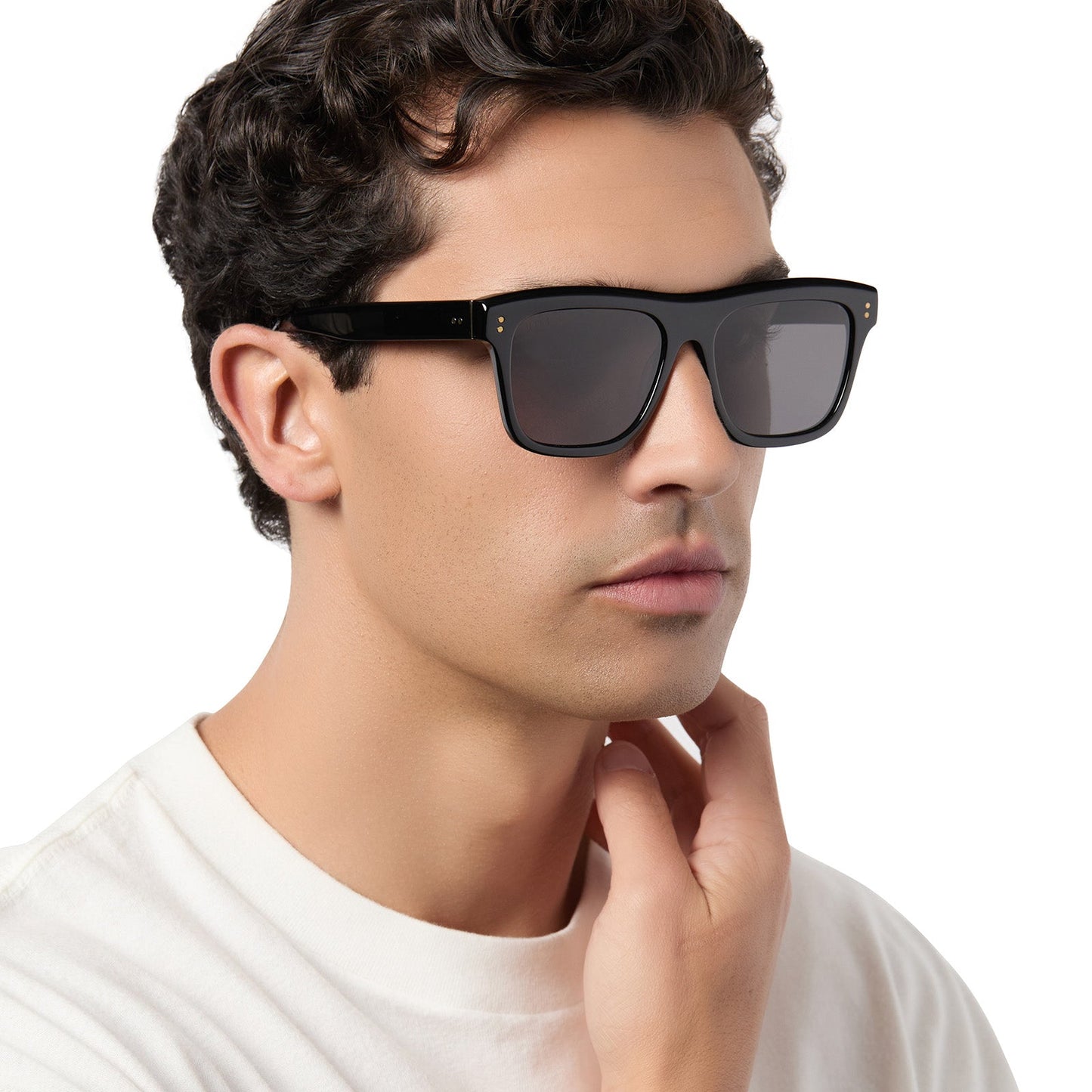 SAMMY - BLACK + GREY + POLARIZED SUNGLASSES