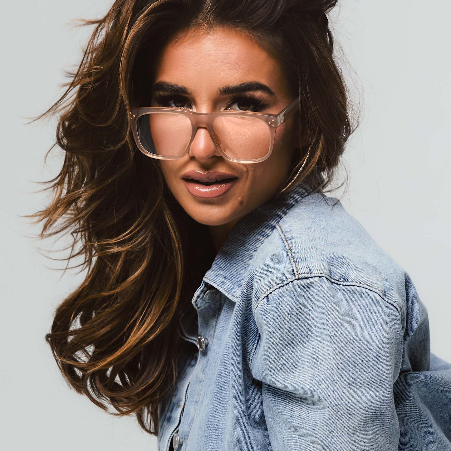 JESSIE JAMES DECKER - SICILY + WARM TAUPE + PRESCRIPTION GLASSES