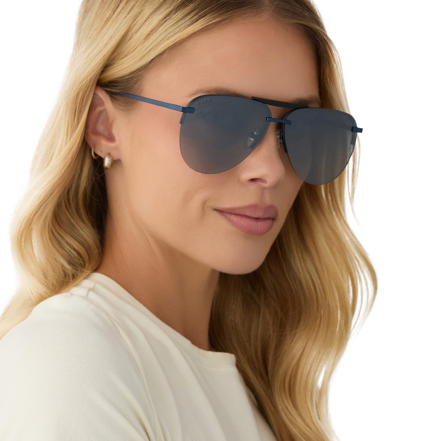 TAHOE - DEEP NAVY METAL + AEGEAN BLUE FLASH + POLARIZED SUNGLASSES