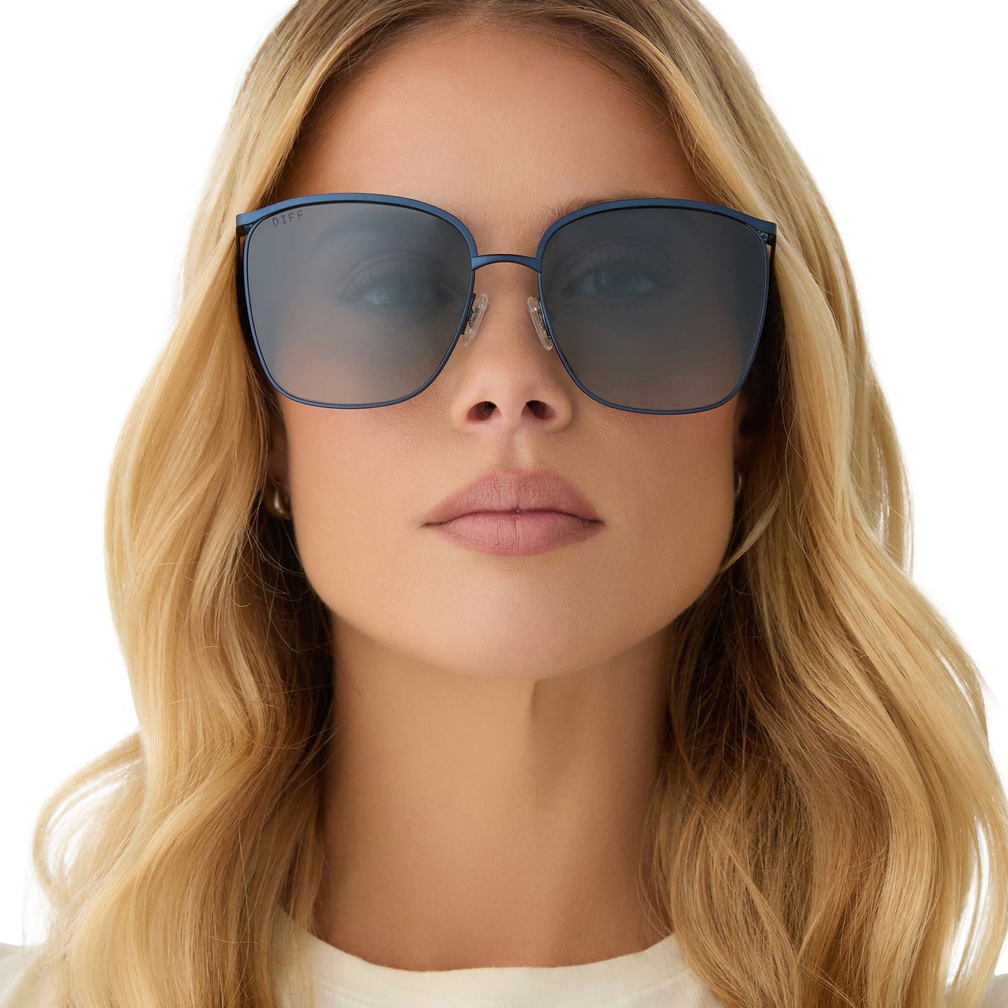 VITTORIA - DEEP NAVY METAL + AEGEAN BLUE FLASH + POLARIZED SUNGLASSES