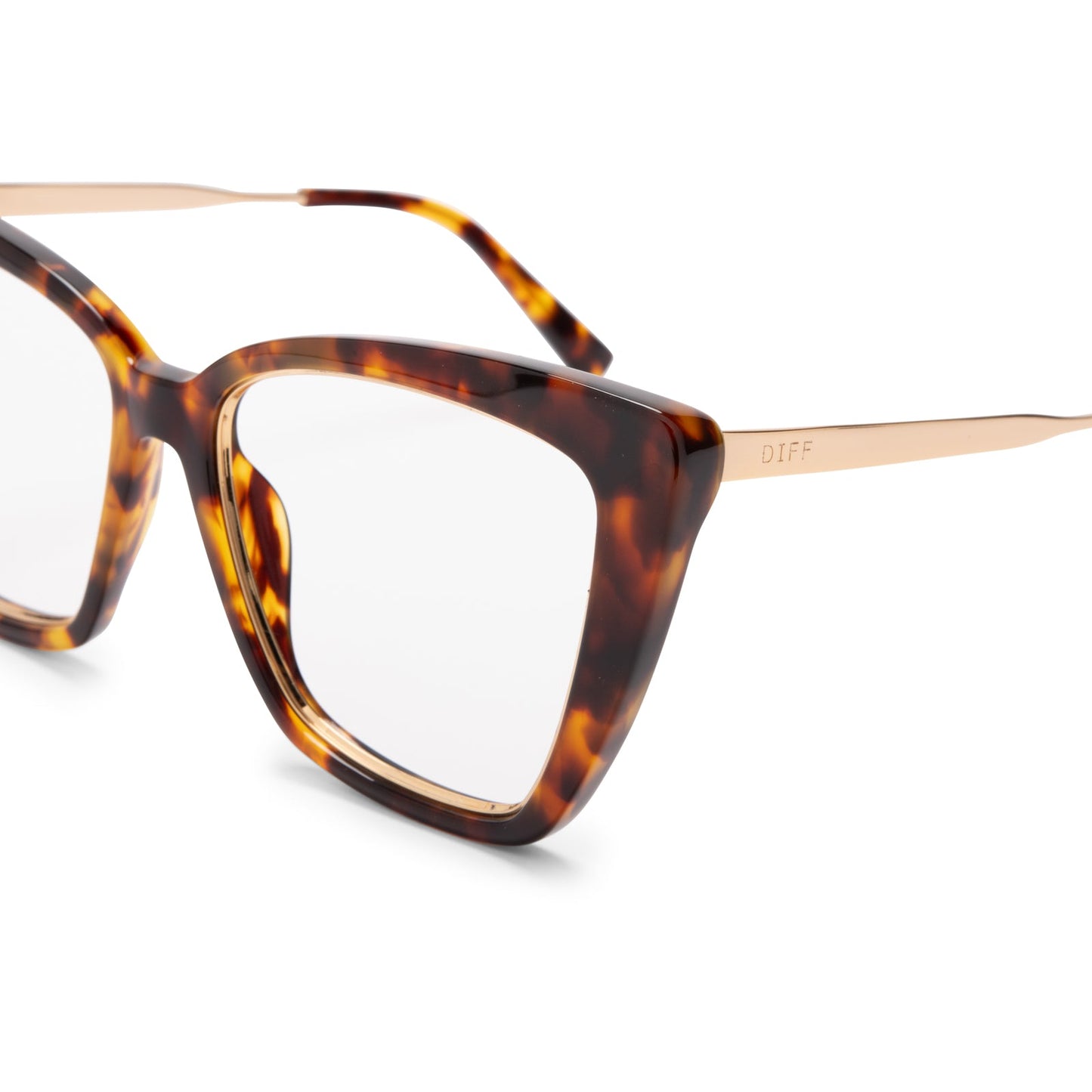 BECKY IV - AMBER TORTOISE + BLUE LIGHT TECHNOLOGY GLASSES