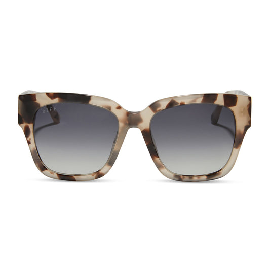 BELLA II - CREAM TORTOISE + GREY GRADIENT SUNGLASSES