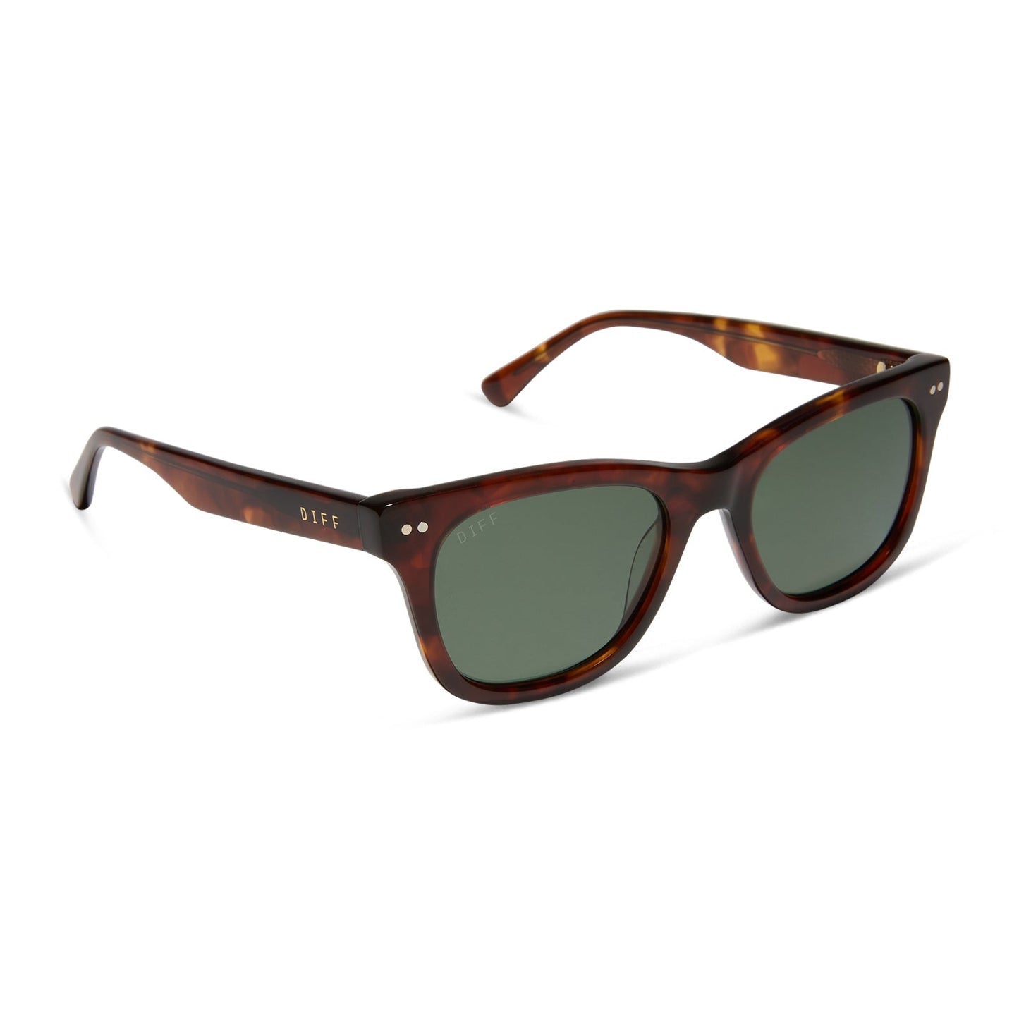 BEVERLIN - JAGGER + SALTED CARAMEL TORTOISE + G15 + POLARIZED SUNGLASSES