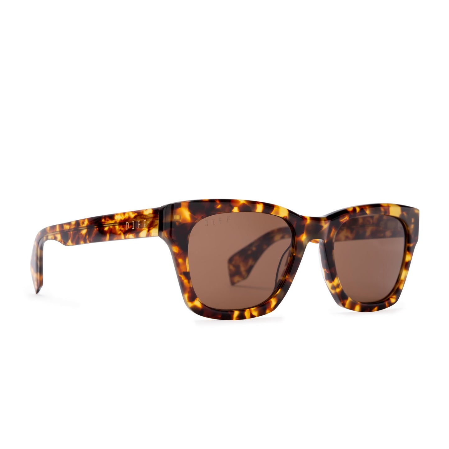 DEAN - AMBER TORTOISE + BROWN POLARIZED SUNGLASSES