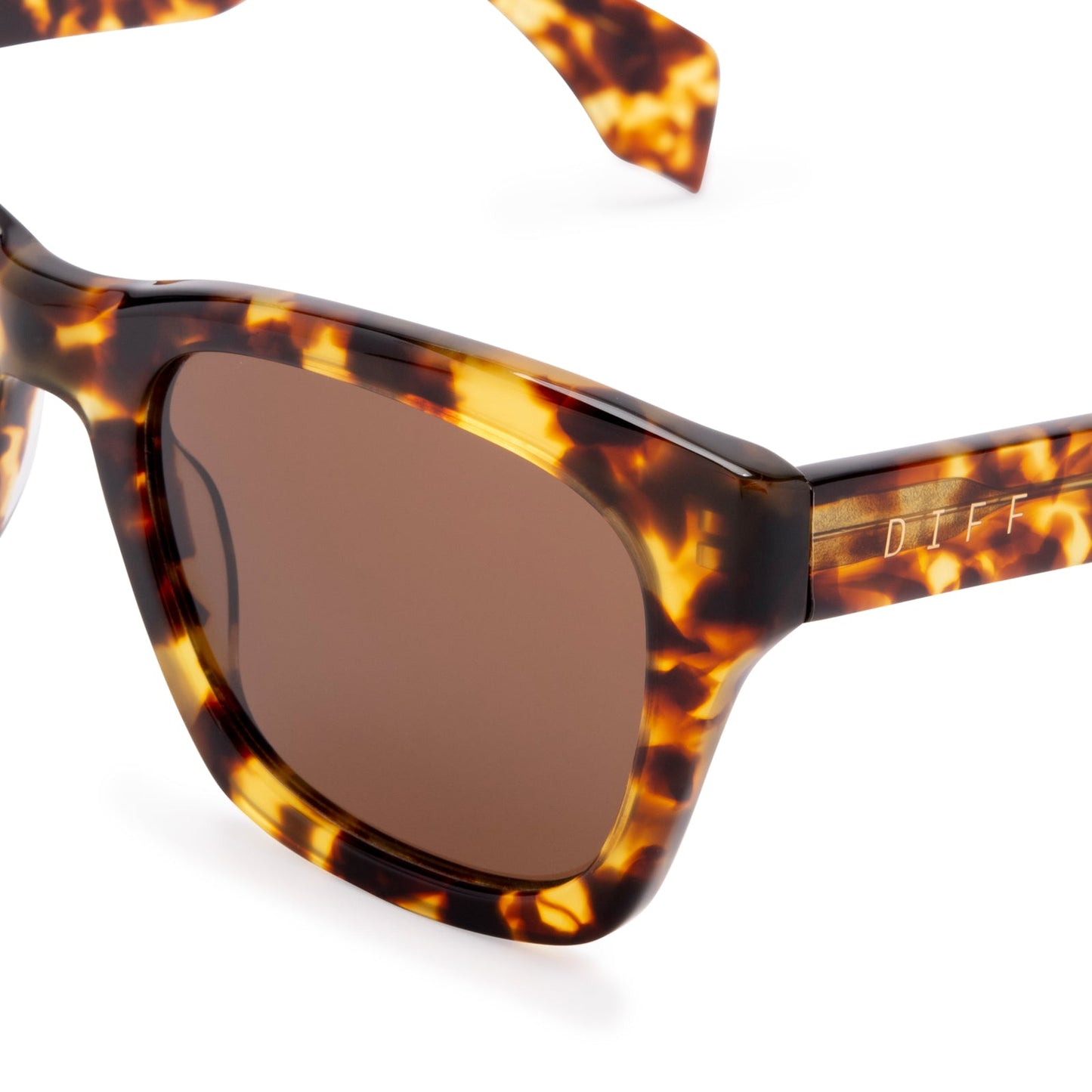 DEAN - AMBER TORTOISE + BROWN POLARIZED SUNGLASSES