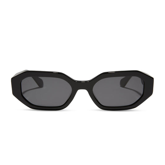 ALLEGRA - BLACK + GREY SUNGLASSES