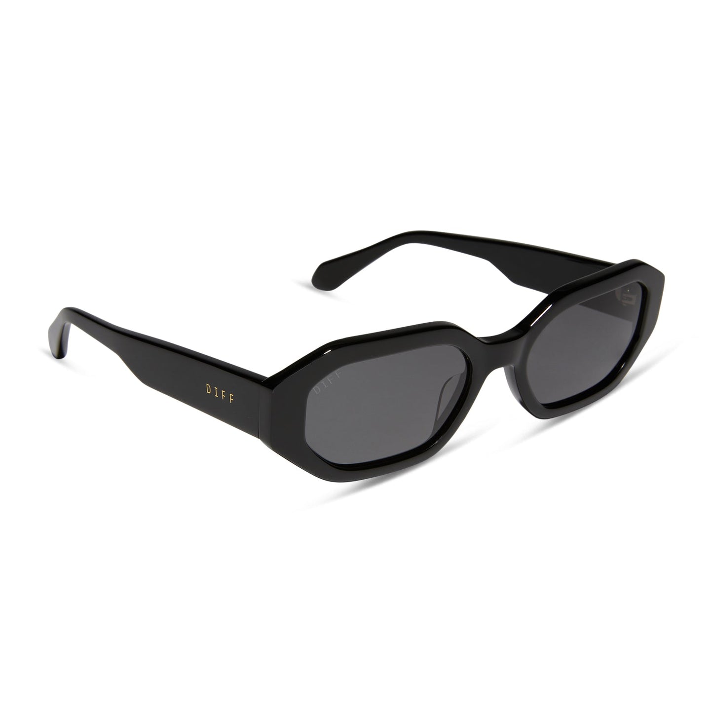 ALLEGRA - BLACK + GREY SUNGLASSES