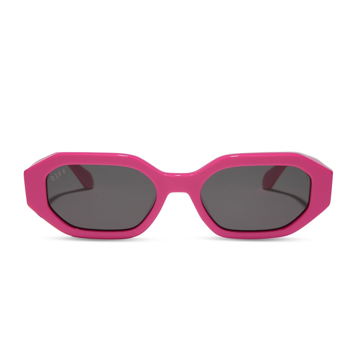 ALLEGRA - BRIGHT PINK + GREY SUNGLASSES