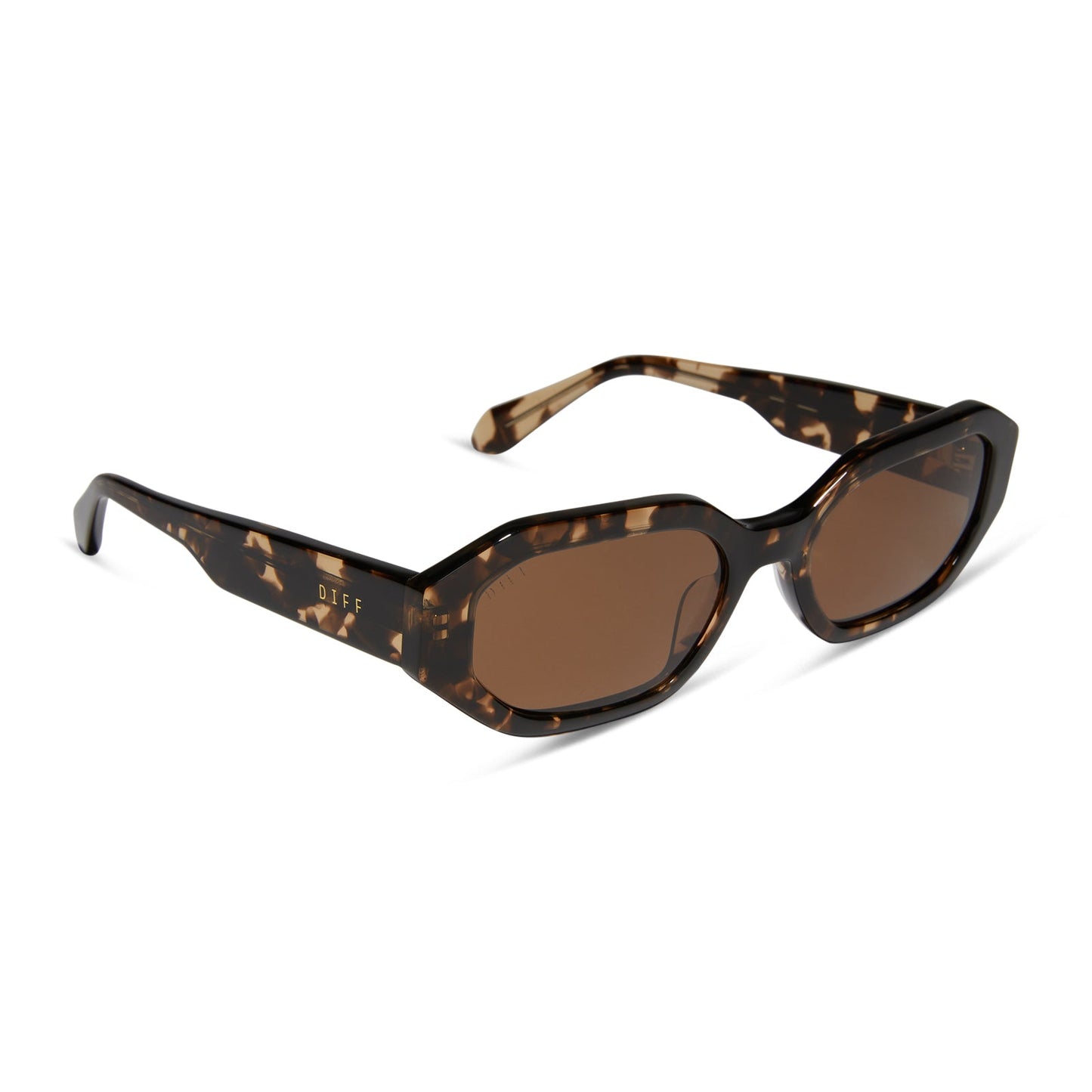 ALLEGRA - ESPRESSO TORTOISE + BROWN + POLARIZED SUNGLASSES