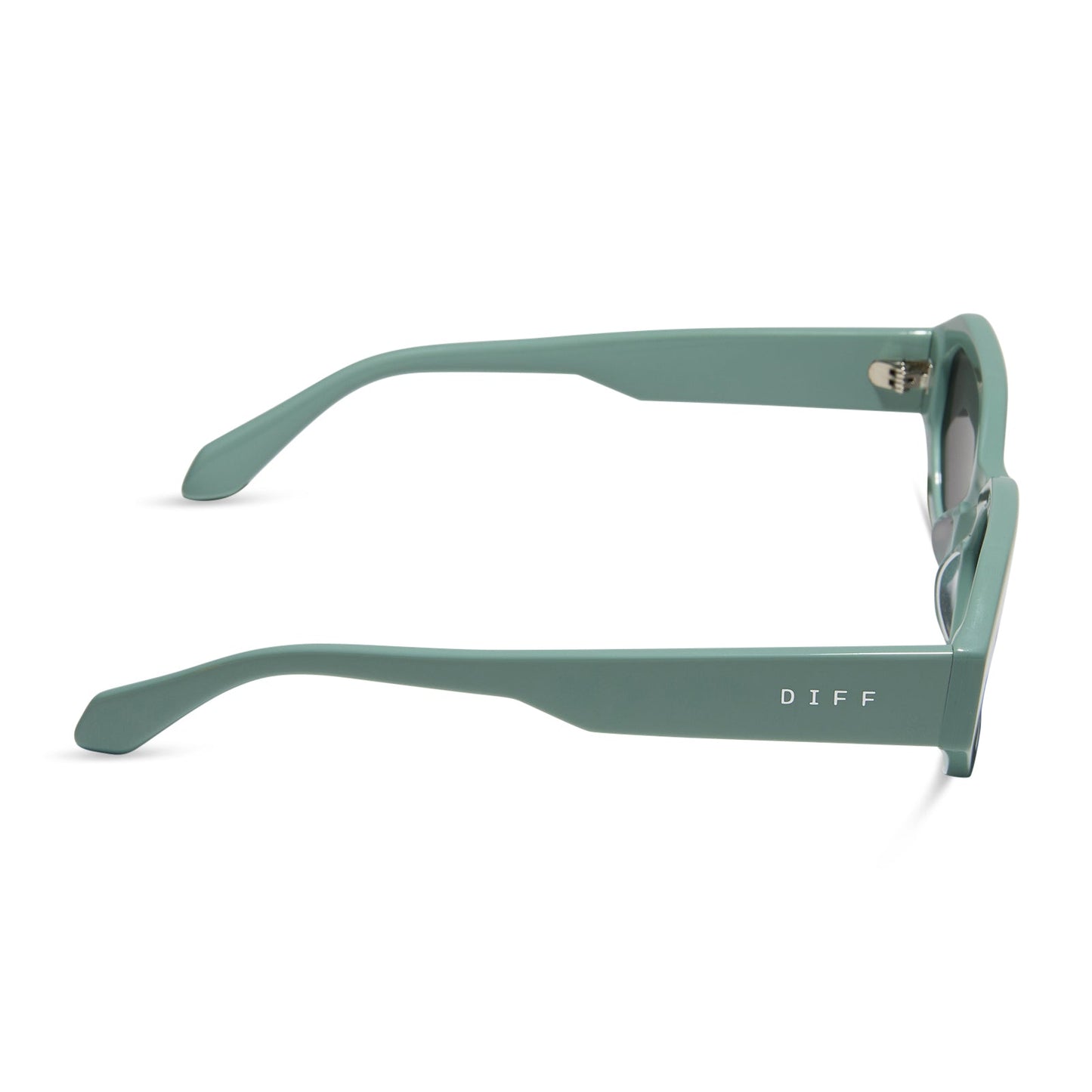 ALLEGRA - STEEL TEAL + GREY + POLARIZED SUNGLASSES