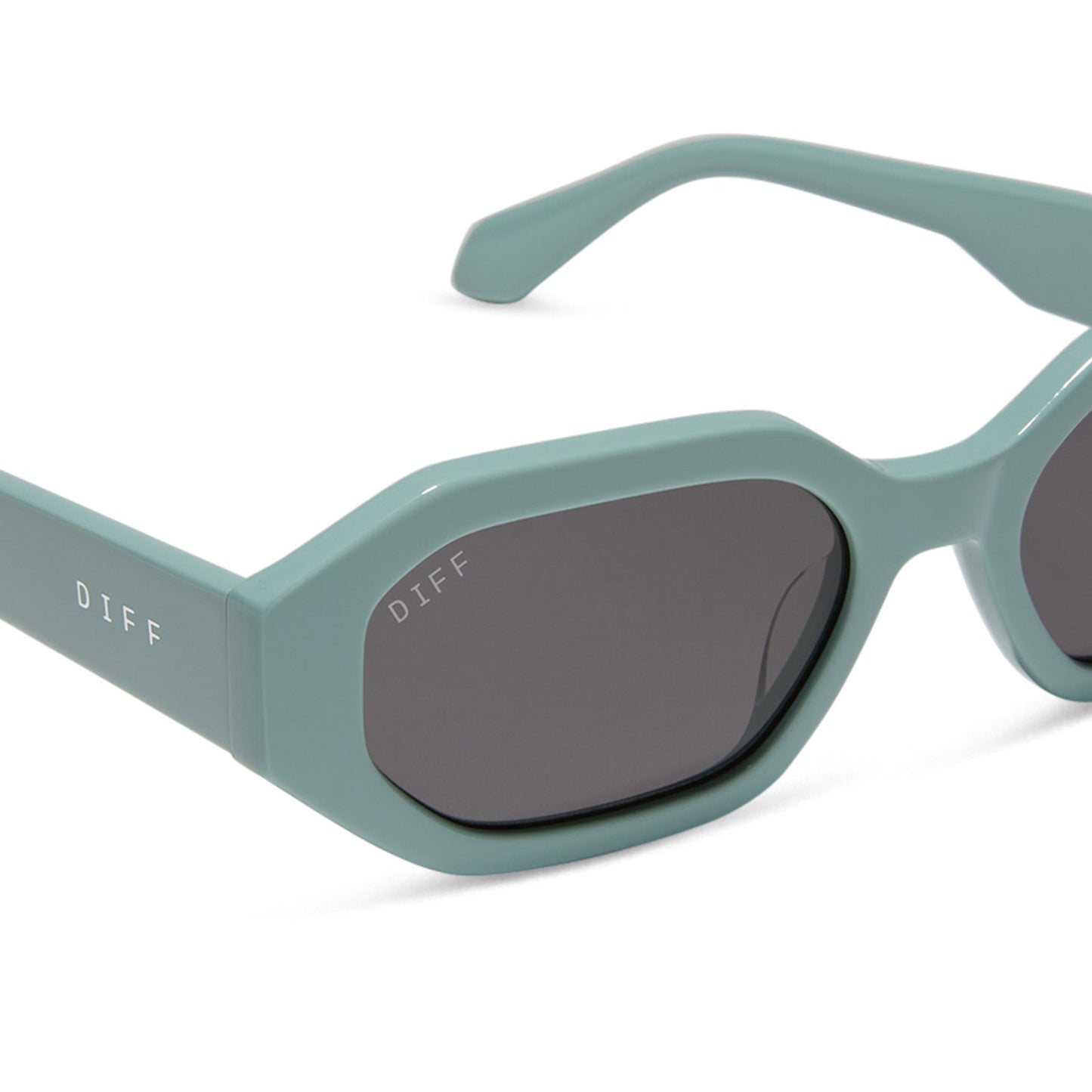 ALLEGRA - STEEL TEAL + GREY + POLARIZED SUNGLASSES