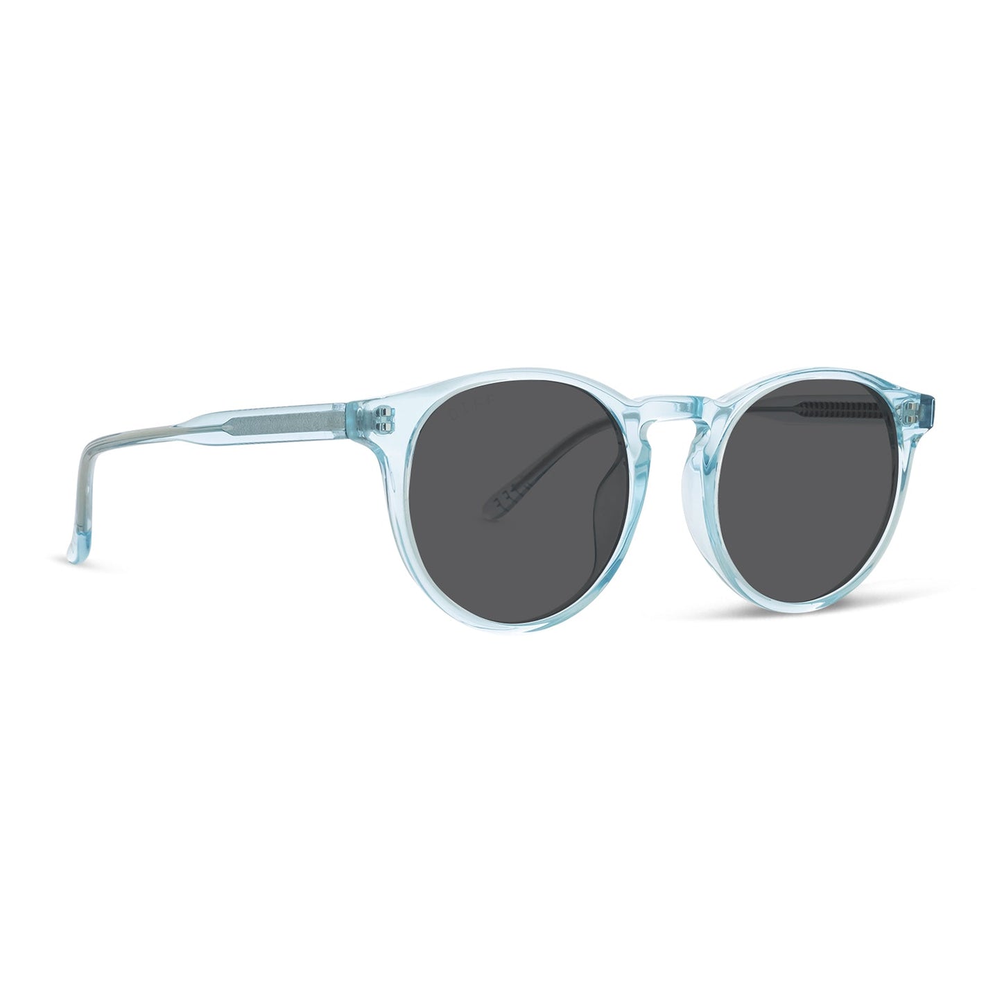 SAWYER - AQUA SEA CRYSTAL + GREY SUNGLASSES