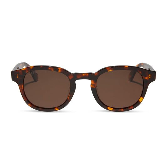 ARLO - RICH TORTOISE + BROWN + POLARIZED SUNGLASSES