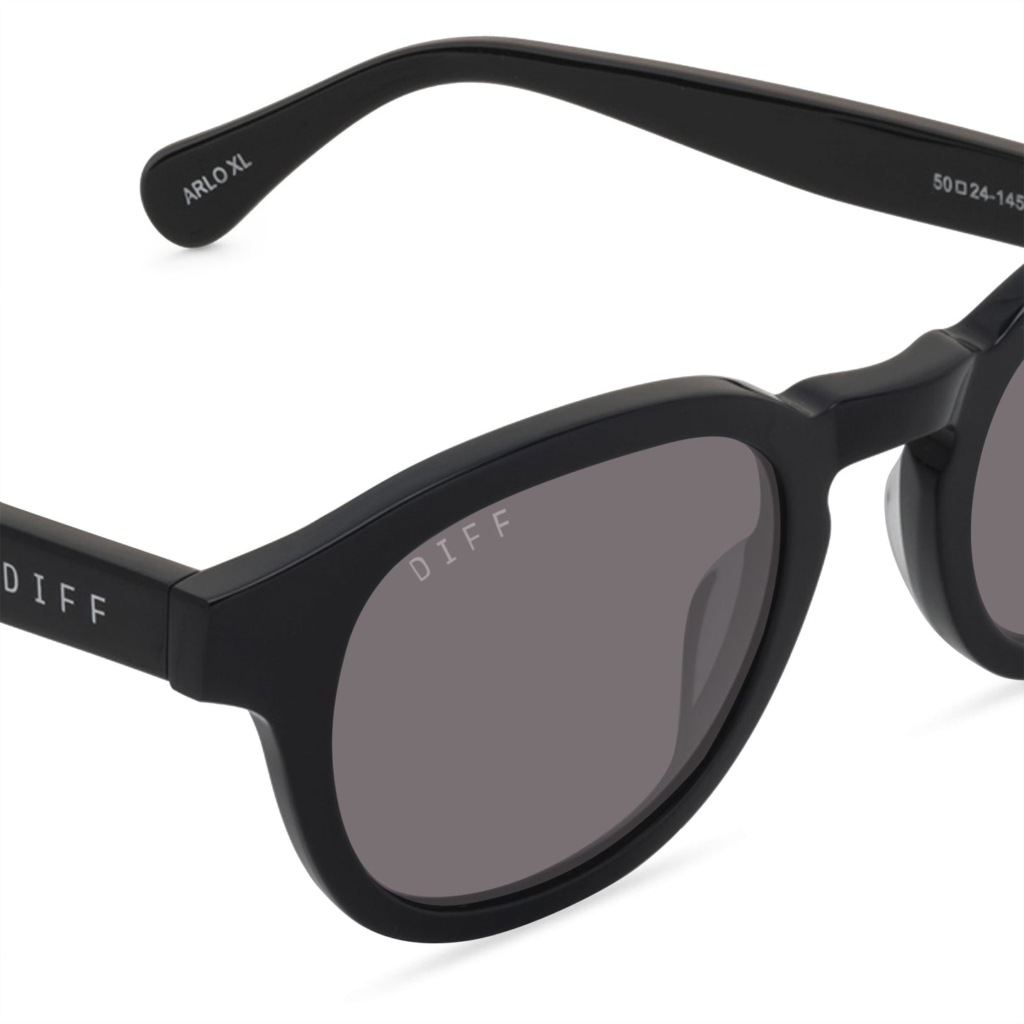 ARLO XL - BLACK + GREY POLARIZED SUNGLASSES