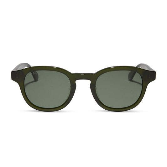 ARLO XL - DARK OLIVE CRYSTAL + G15 + POLARIZED SUNGLASSES