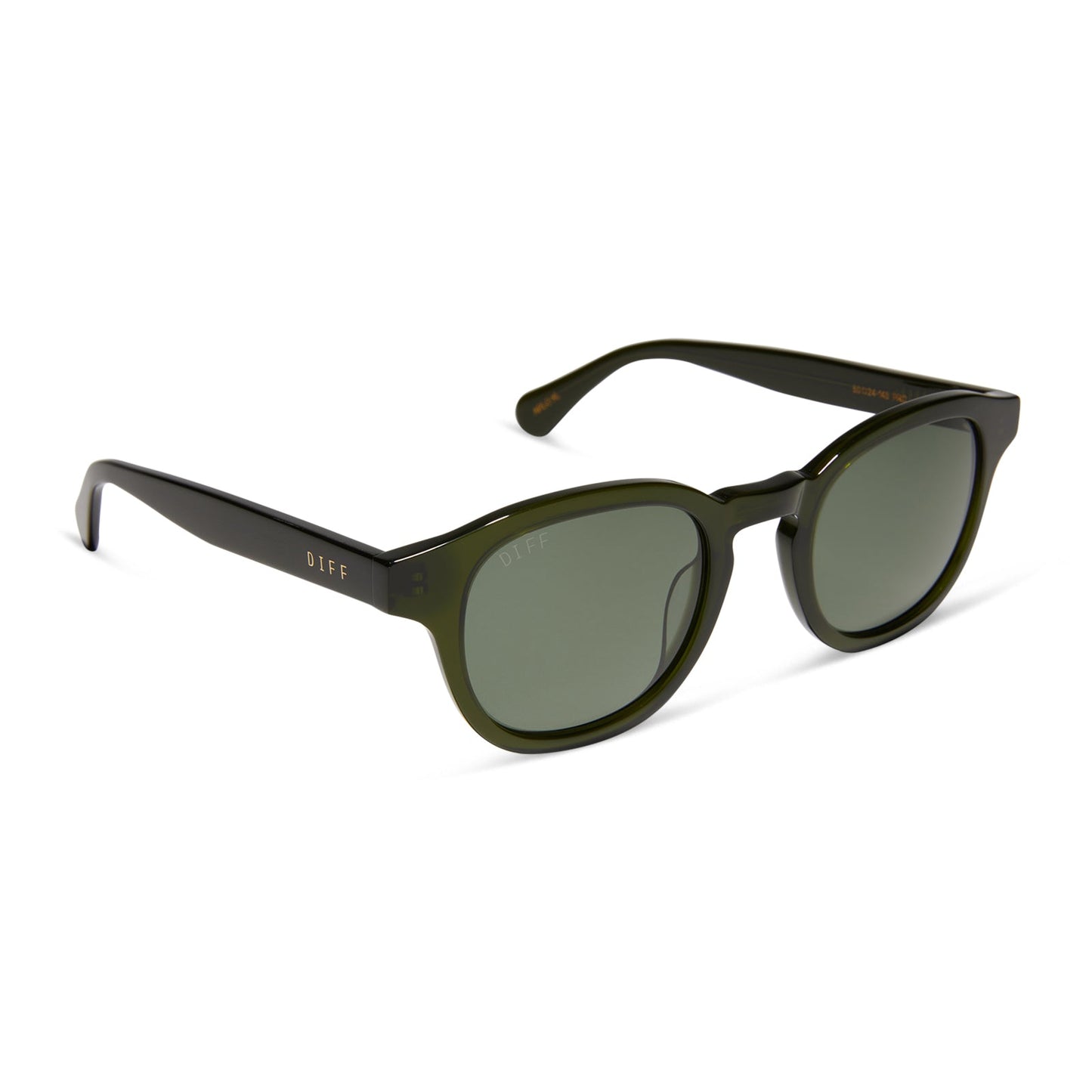 ARLO XL - DARK OLIVE CRYSTAL + G15 + POLARIZED SUNGLASSES