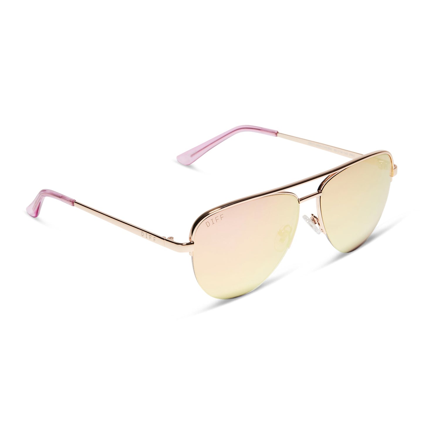 AUGUST - CHAMPAGNE + CHERRY BLOSSOM SUNGLASSES