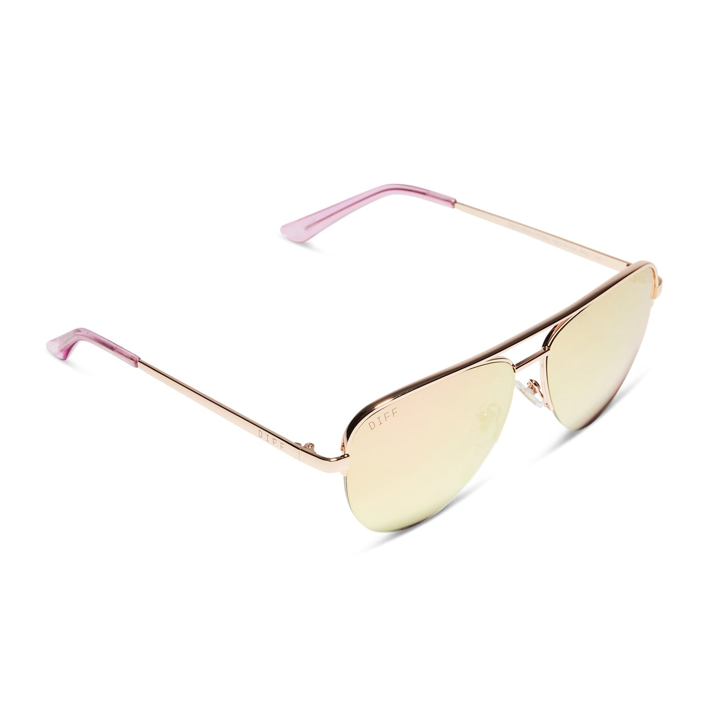 AUGUST - CHAMPAGNE + CHERRY BLOSSOM SUNGLASSES