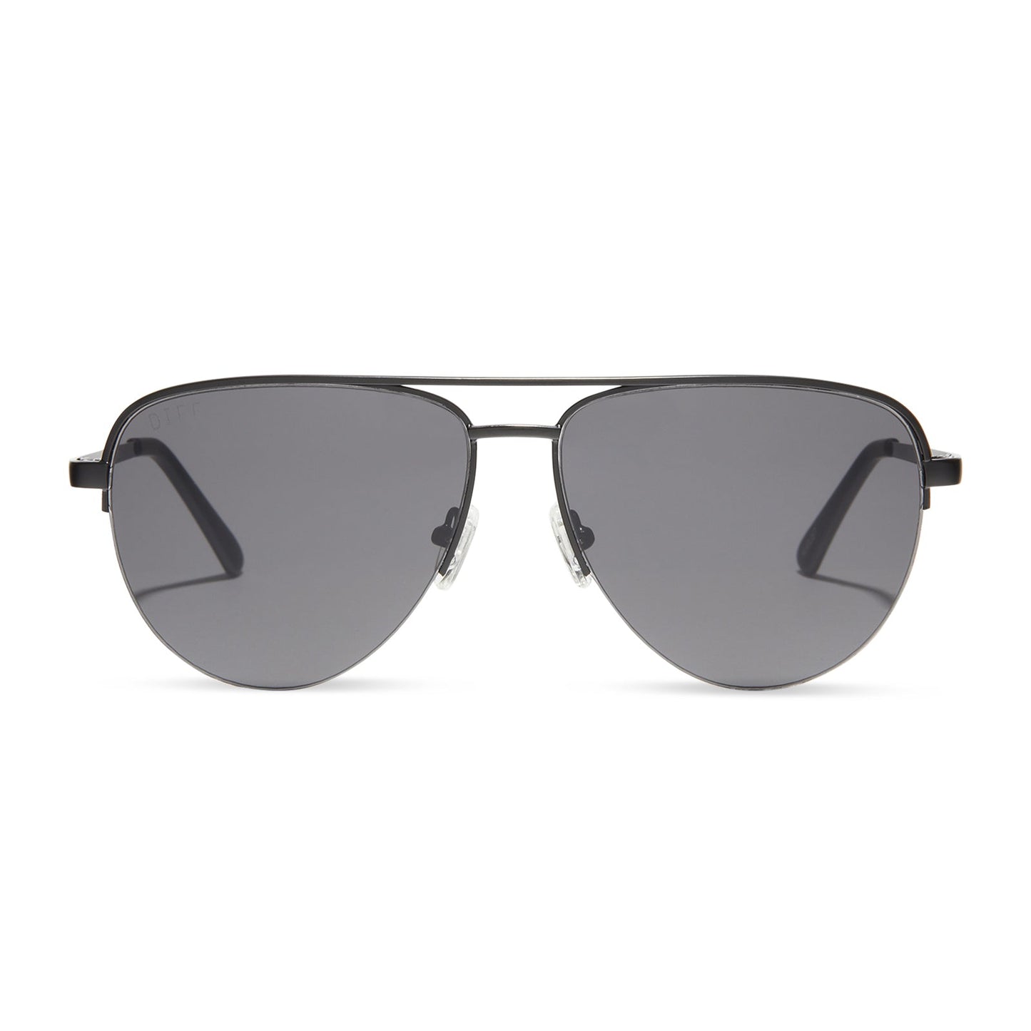 AUGUST - MATTE BLACK + GREY SUNGLASSES