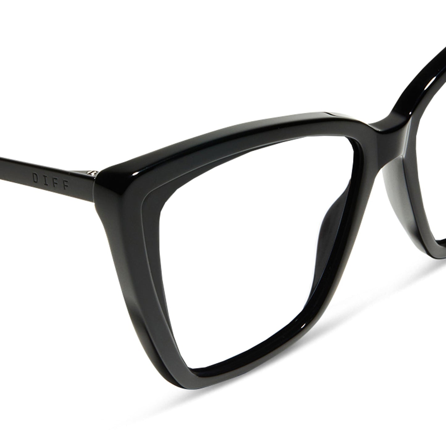 BECKY II - BLACK + PRESCRIPTION GLASSES