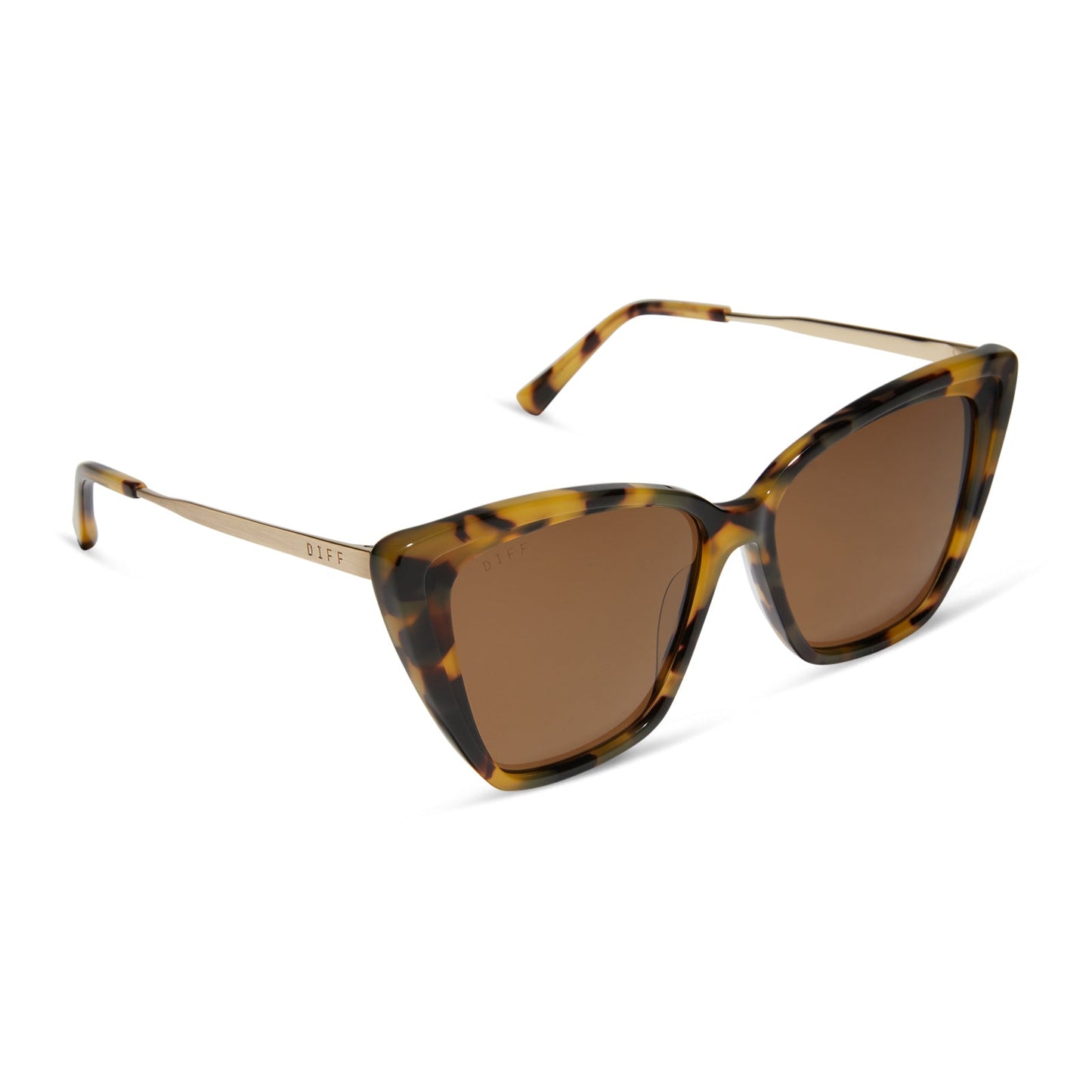 BECKY II - BROWN KOMBU + BROWN + POLARIZED SUNGLASSES