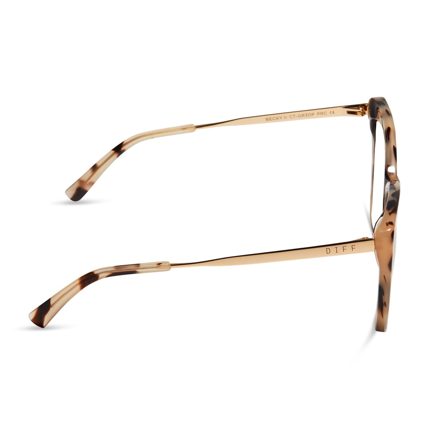 BECKY II - CREAM TORTOISE + PRESCRIPTION GLASSES