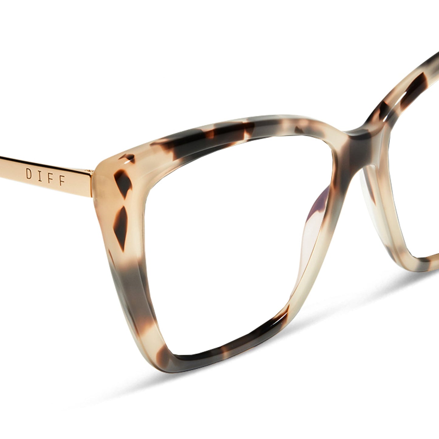 BECKY II - CREAM TORTOISE + PRESCRIPTION GLASSES