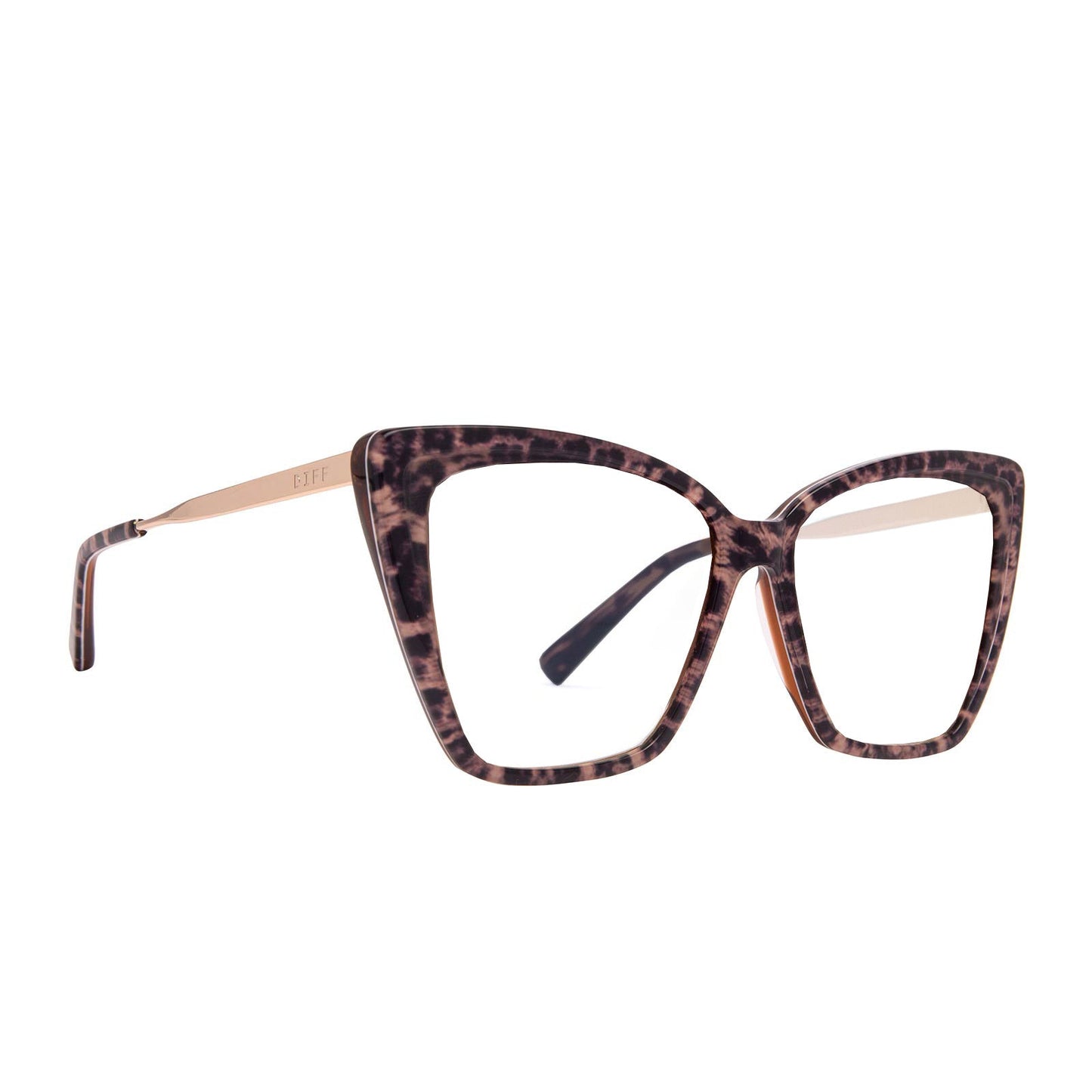 BECKY II - LEOPARD TORTOISE + PRESCRIPTION GLASSES