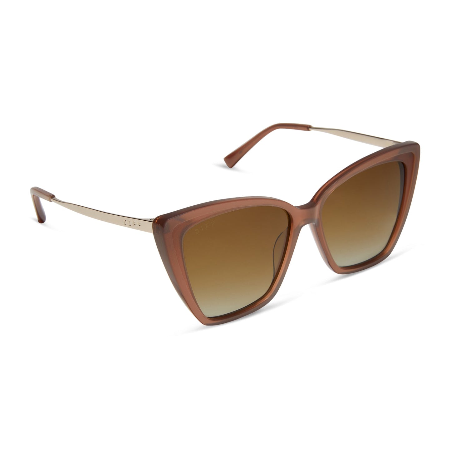 BECKY II - MACCHIATO + BROWN GRADIENT + POLARIZED SUNGLASSES