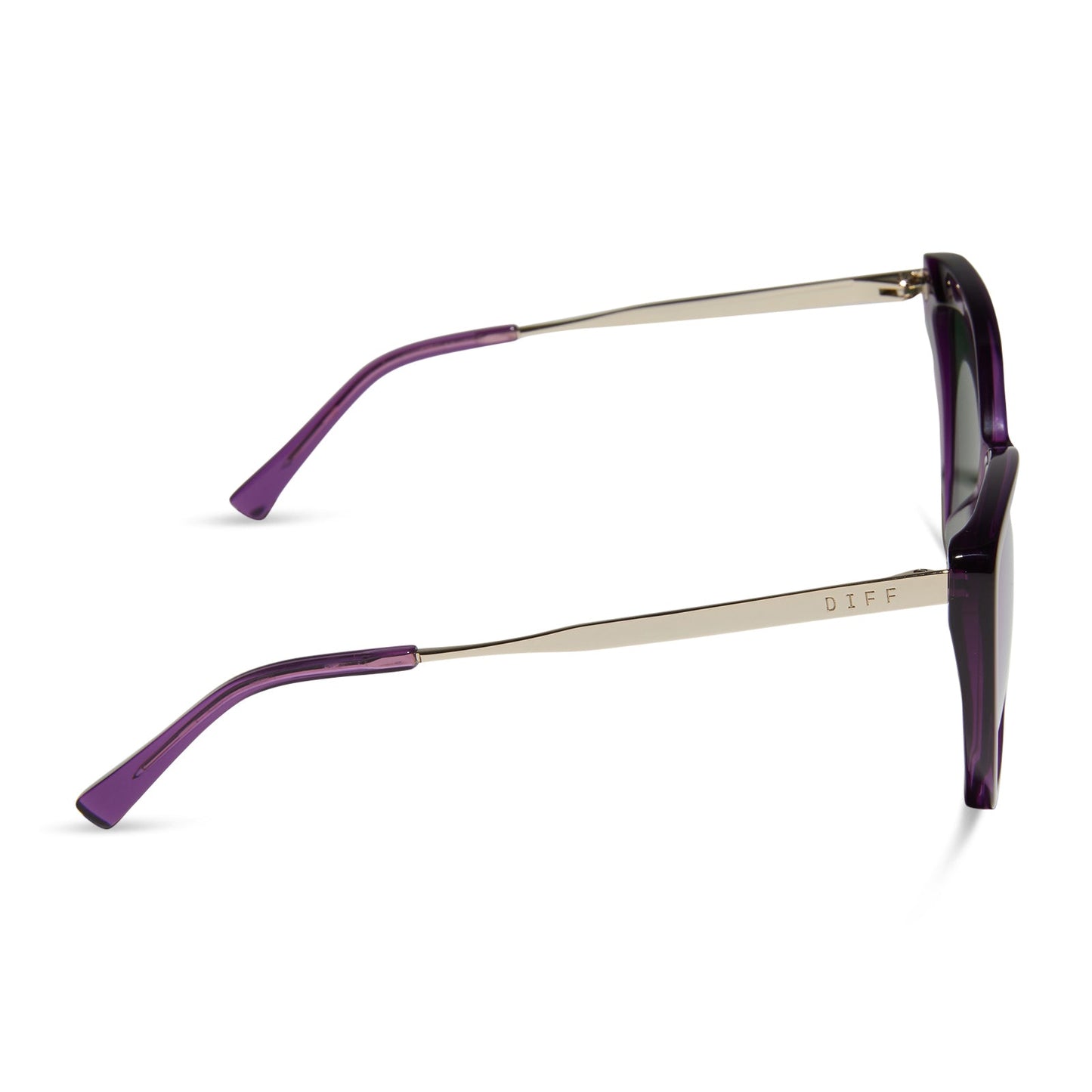 BECKY II - POSH PURPLE CRYSTAL + PURPLE MIRROR + POLARIZED SUNGLASSES