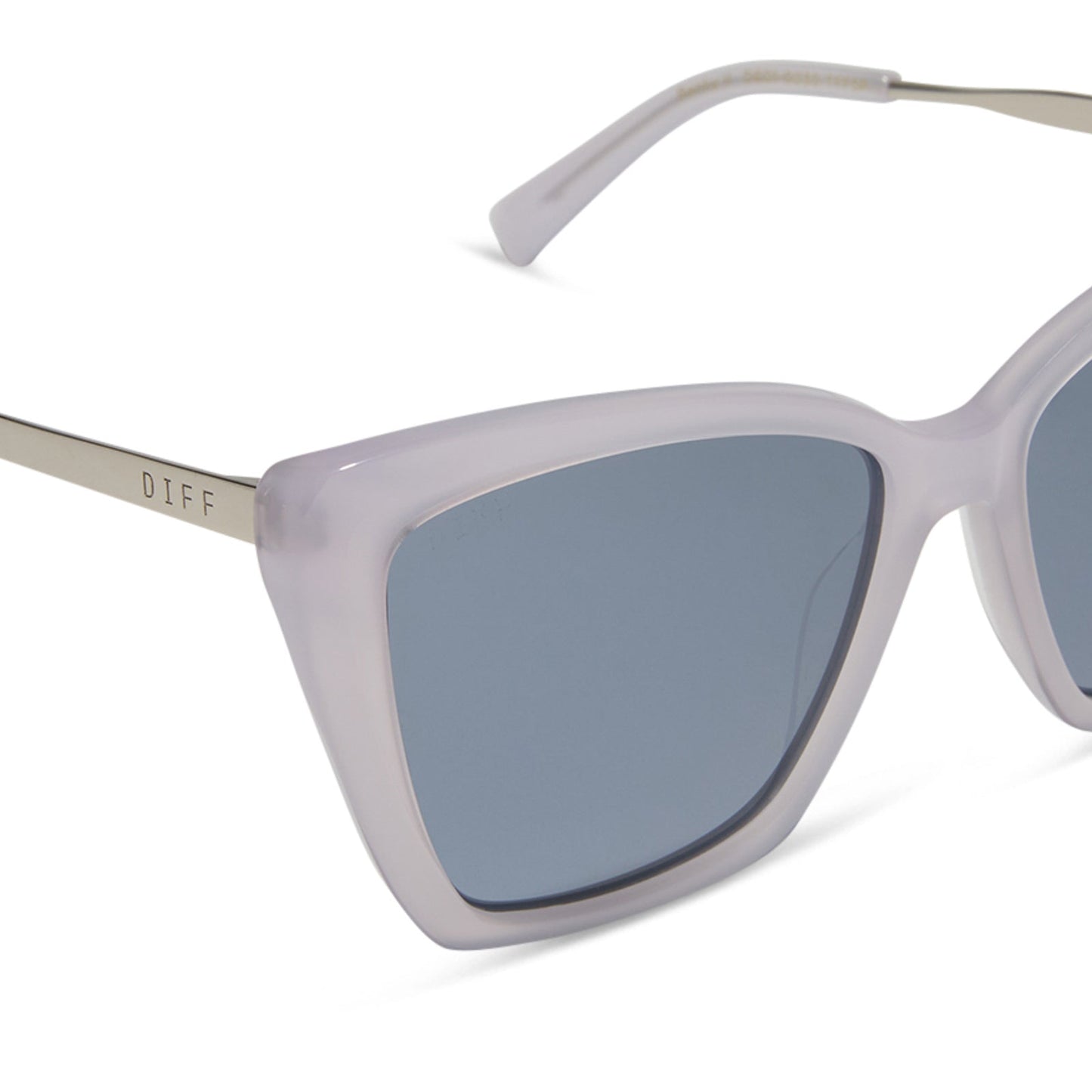 BECKY II - THISTLE + GREY WITH SILVER FLASH + POLARIZED SUNGLASSES