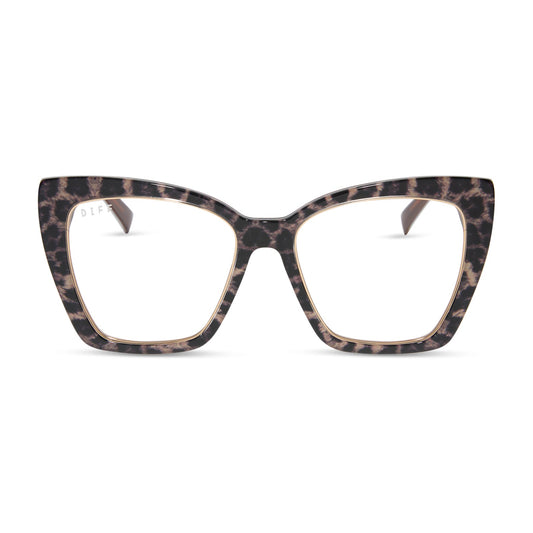 BECKY IV XS - LEOPARD TORTOISE + PRESCRIPTION GLASSES