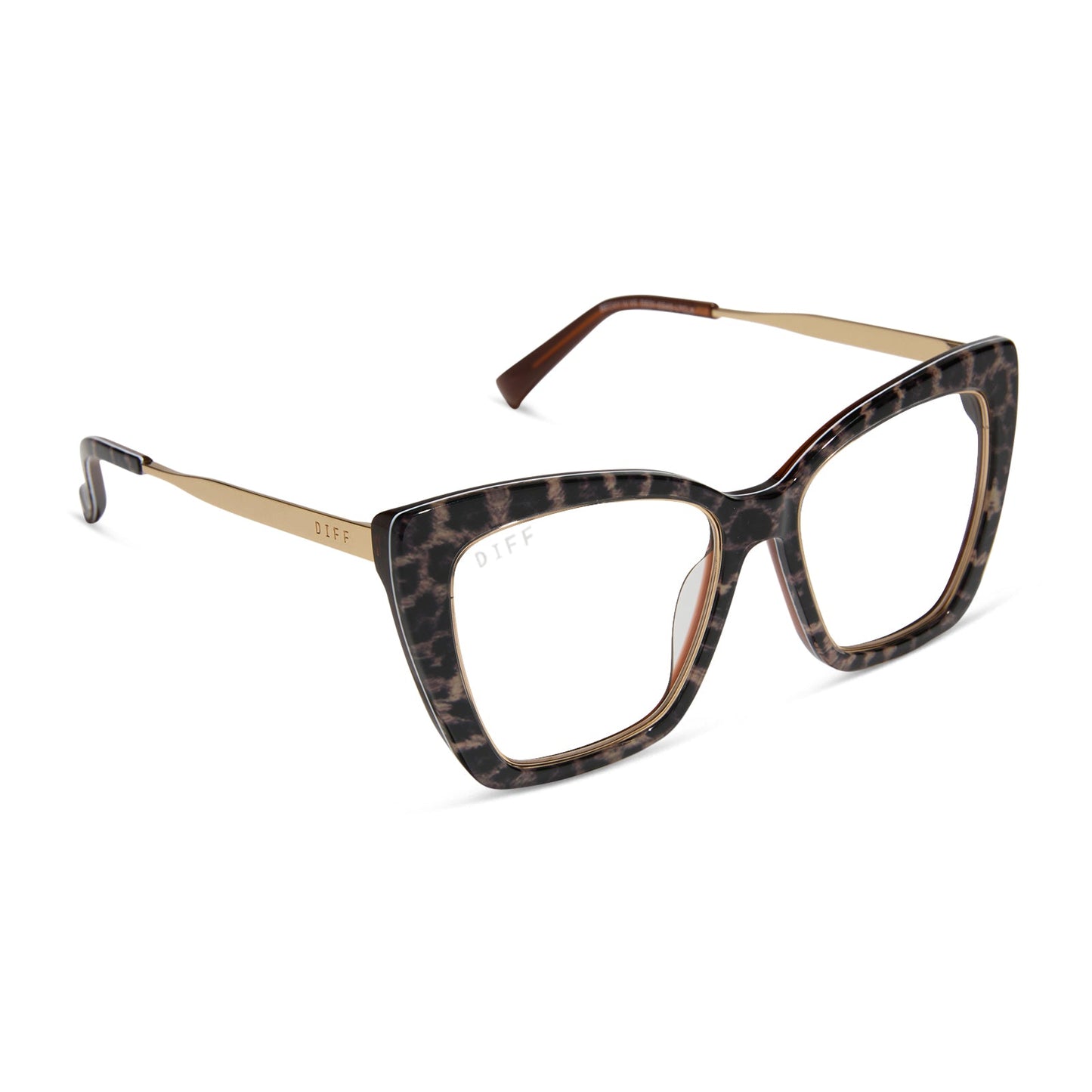 BECKY IV XS - LEOPARD TORTOISE + PRESCRIPTION GLASSES