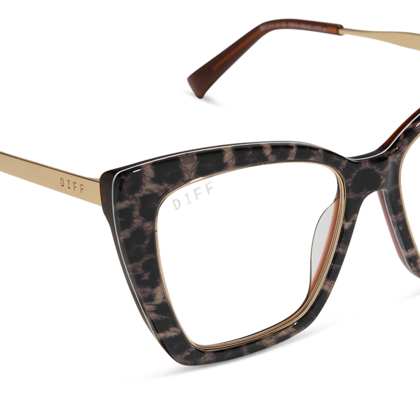 BECKY IV XS - LEOPARD TORTOISE + PRESCRIPTION GLASSES