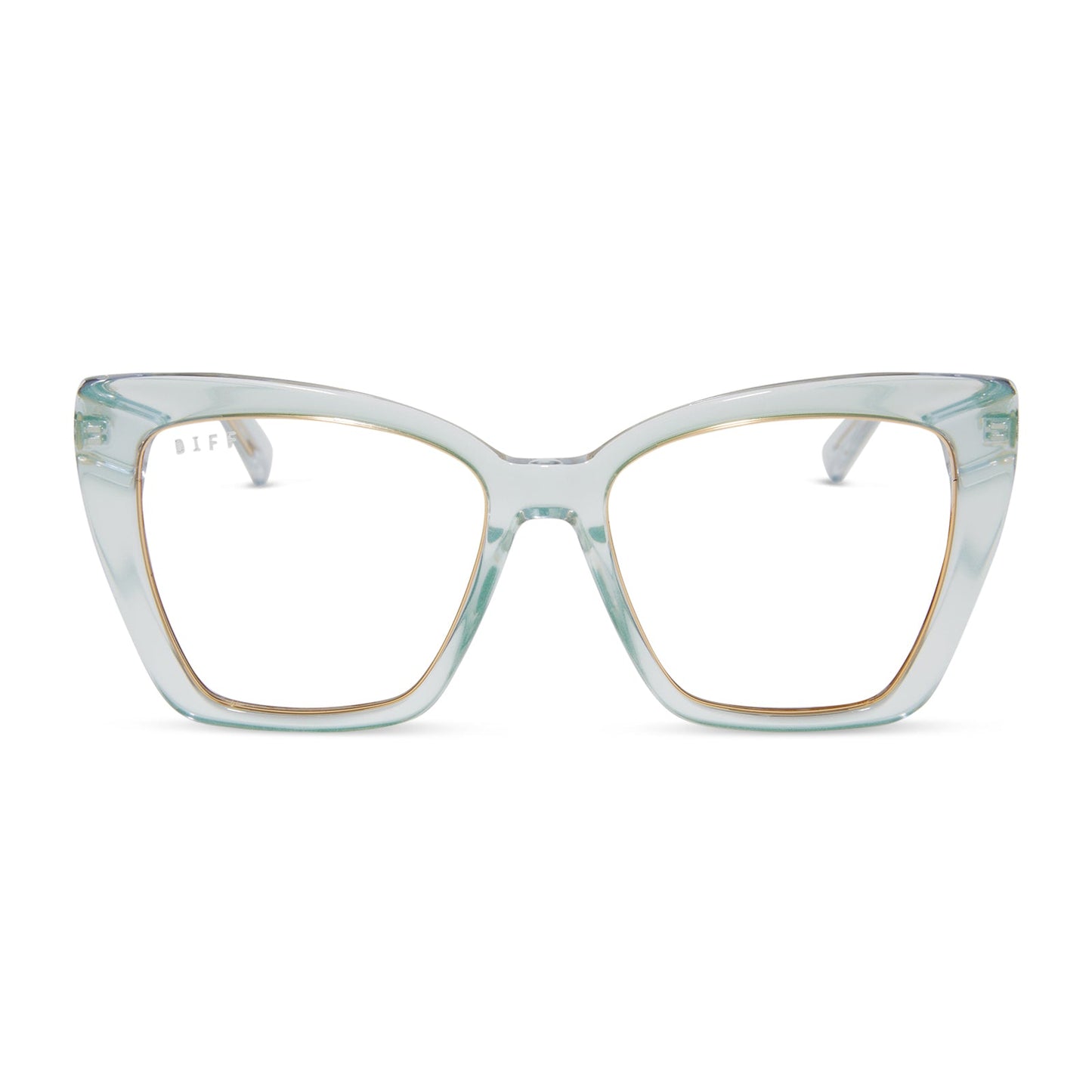 BECKY IV XS - OPALESCENT TURQUOISE + PRESCRIPTION GLASSES