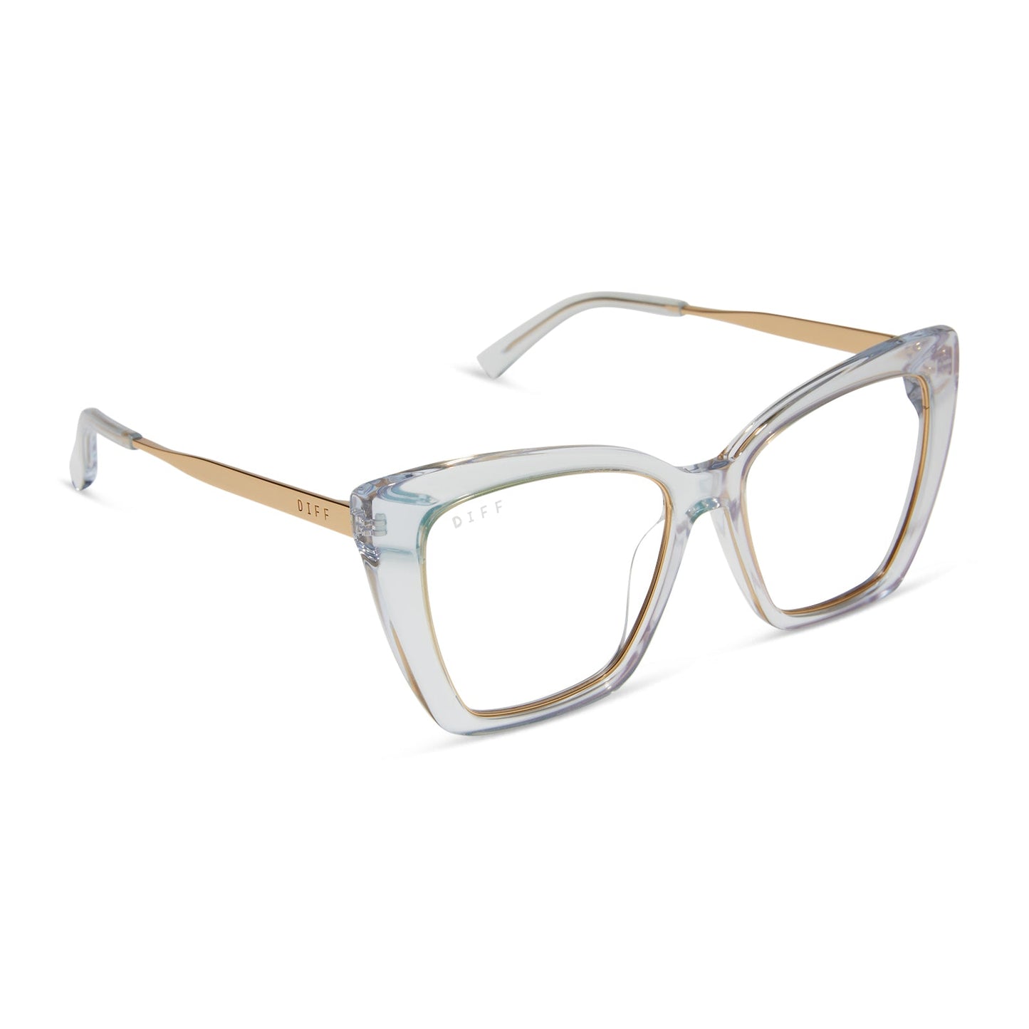 BECKY IV XS - OPALESCENT TURQUOISE + PRESCRIPTION GLASSES