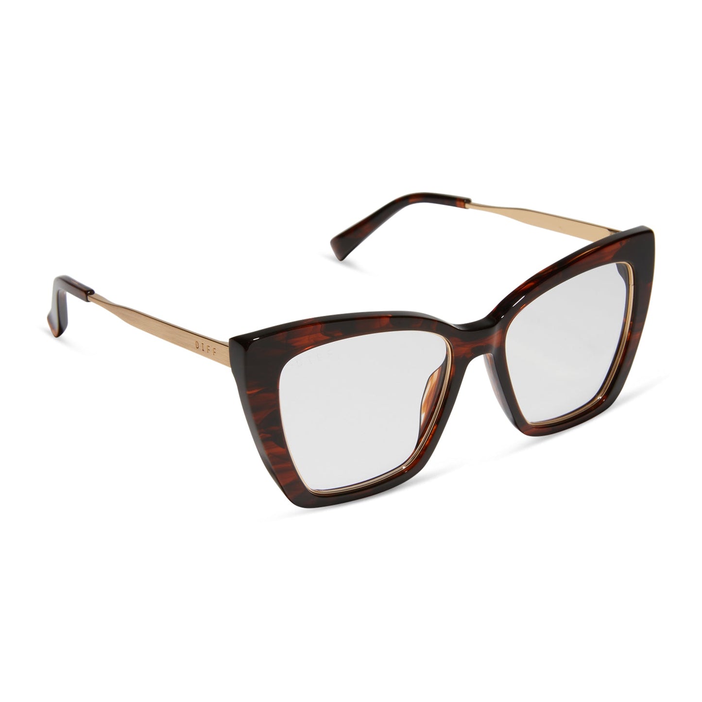 BECKY IV XS - SEQUOIA TORTOISE + PRESCRIPTION GLASSES