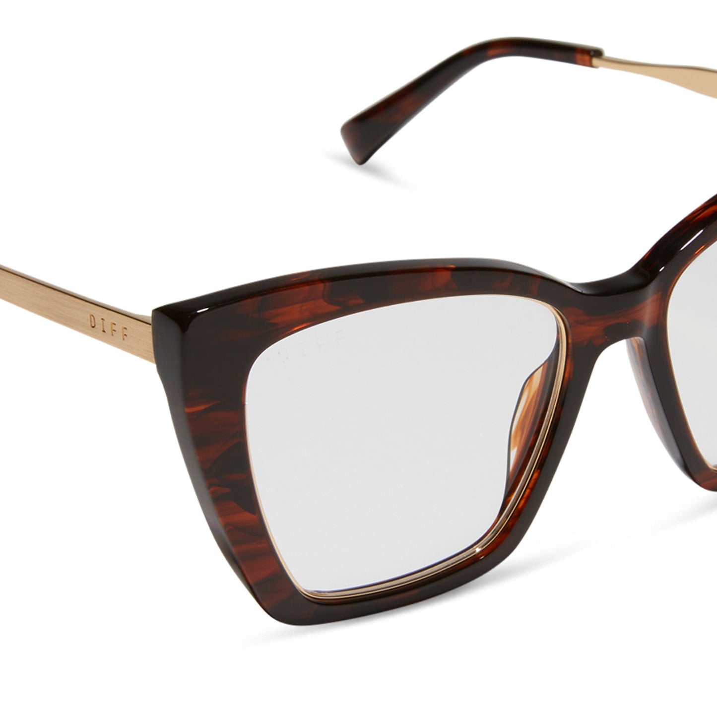 BECKY IV XS - SEQUOIA TORTOISE + PRESCRIPTION GLASSES