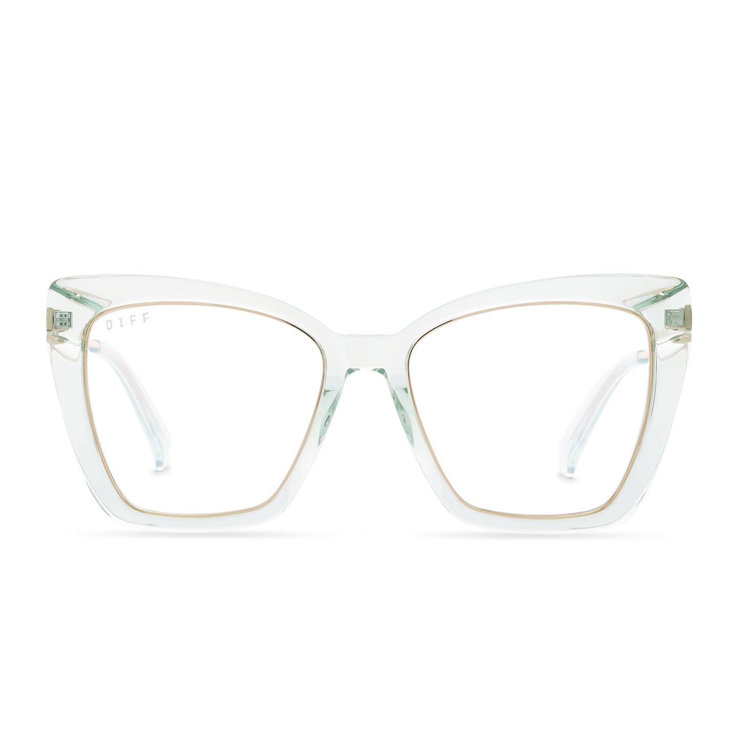 BECKY IV XS - SOFT LAGOON CRYSTAL + PRESCRIPTION GLASSES