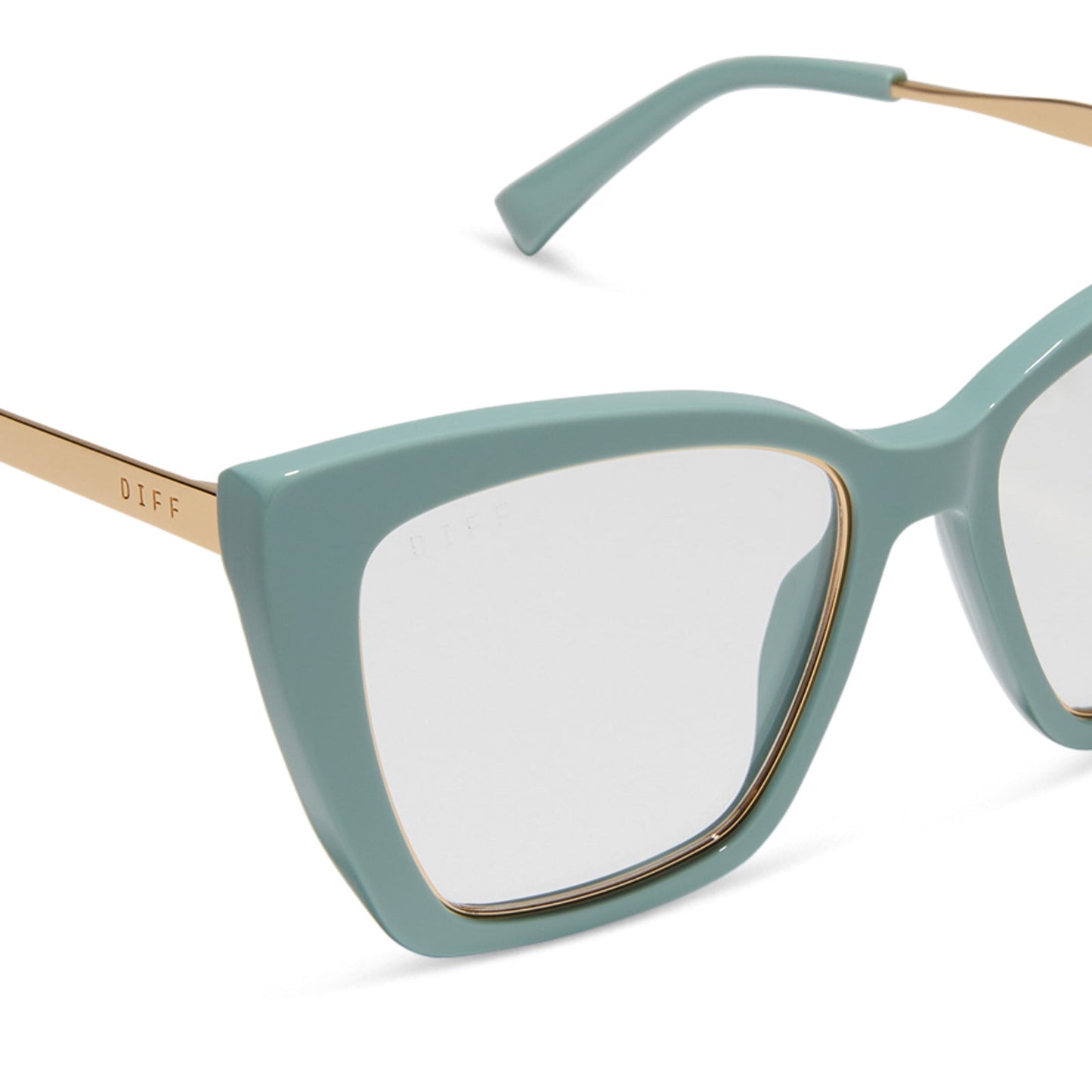 BECKY IV XS - STEEL TEAL + PRESCRIPTION GLASSES