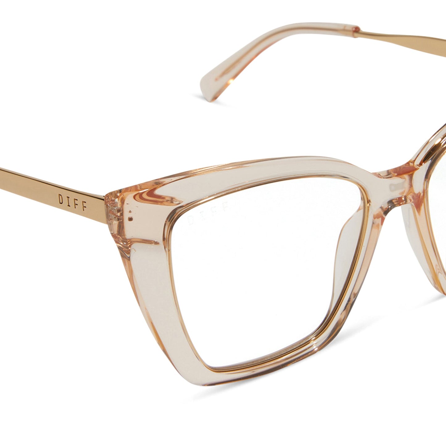 BECKY IV XS - VINTAGE ROSE CRYSTAL + PRESCRIPTION GLASSES