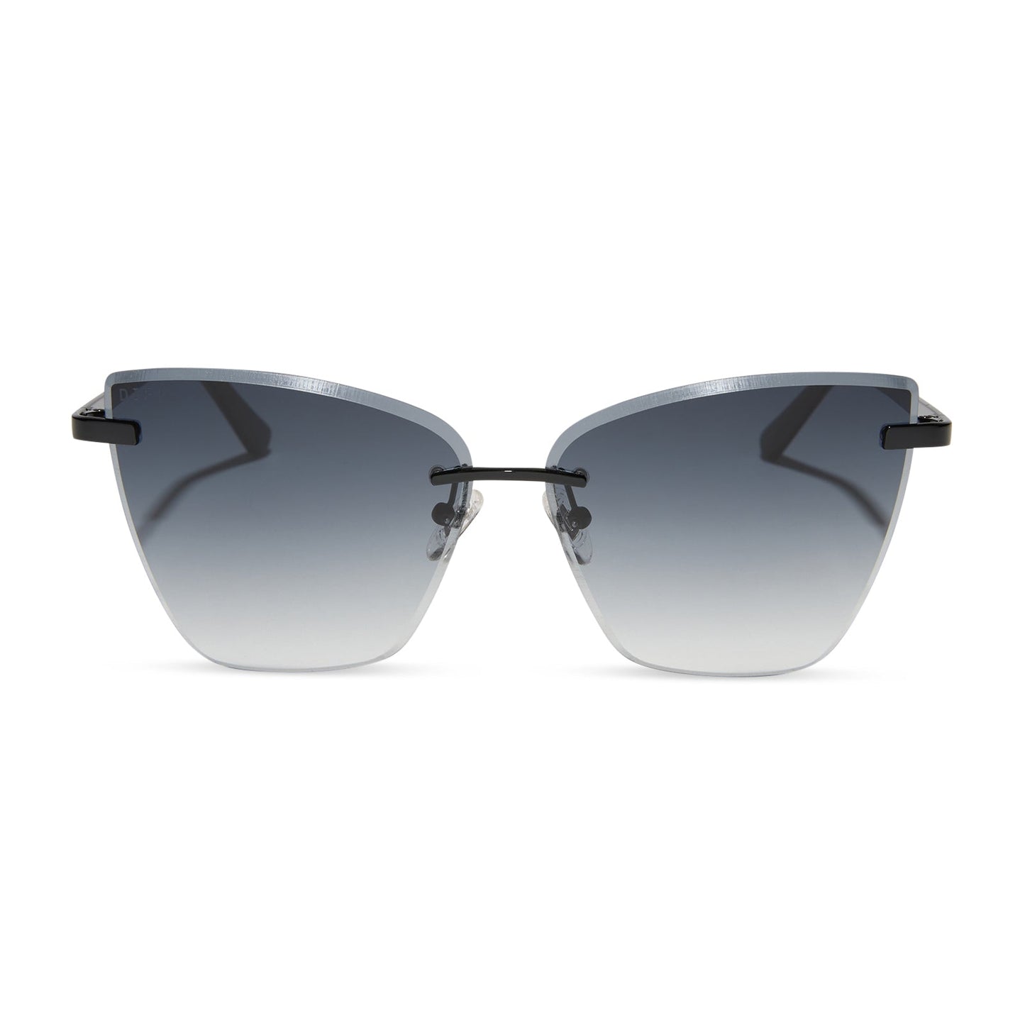 BECKY V - BLACK + GREY GRADIENT SUNGLASSES