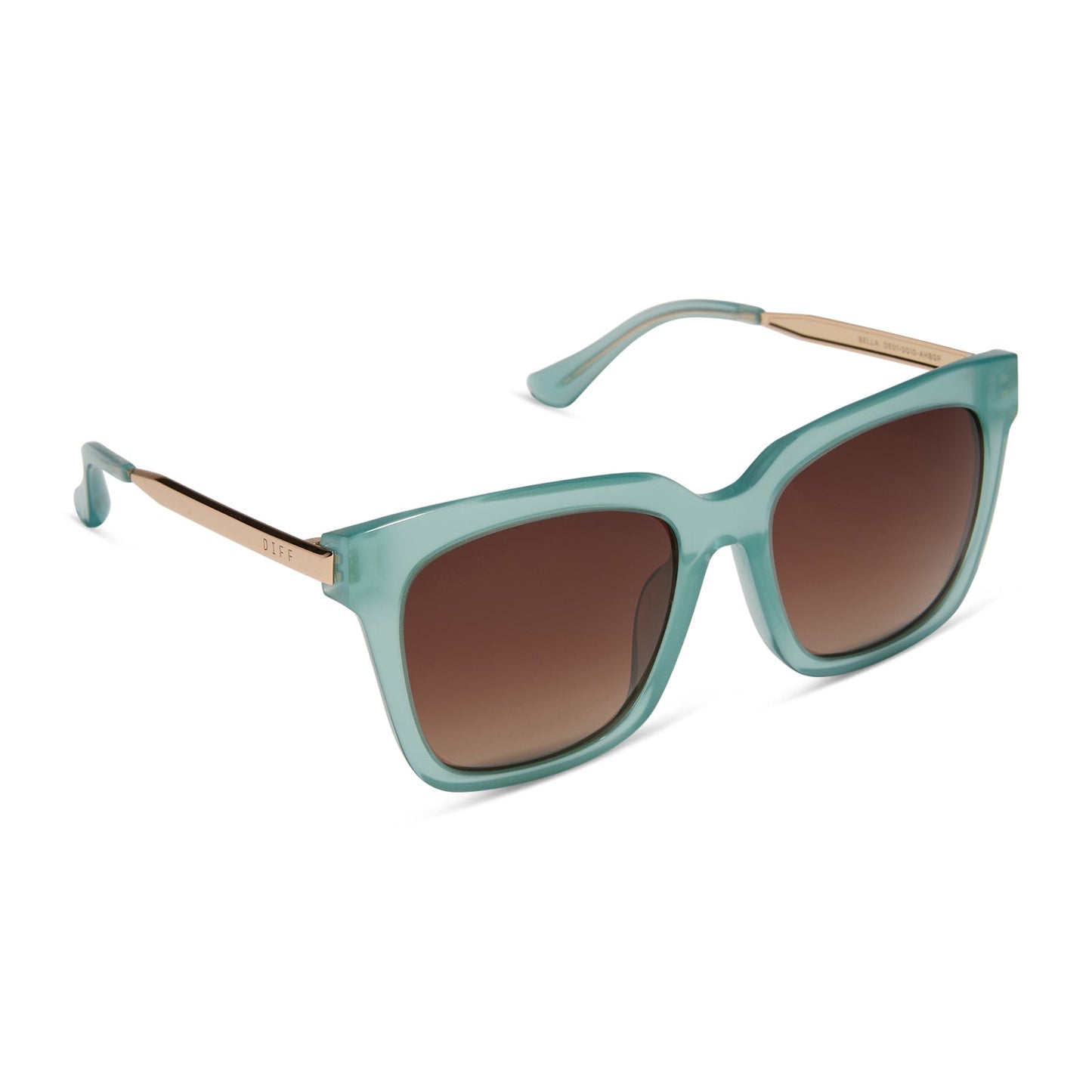 BELLA - AQUATIC AWE + BROWN GRADIENT + POLARIZED SUNGLASSES